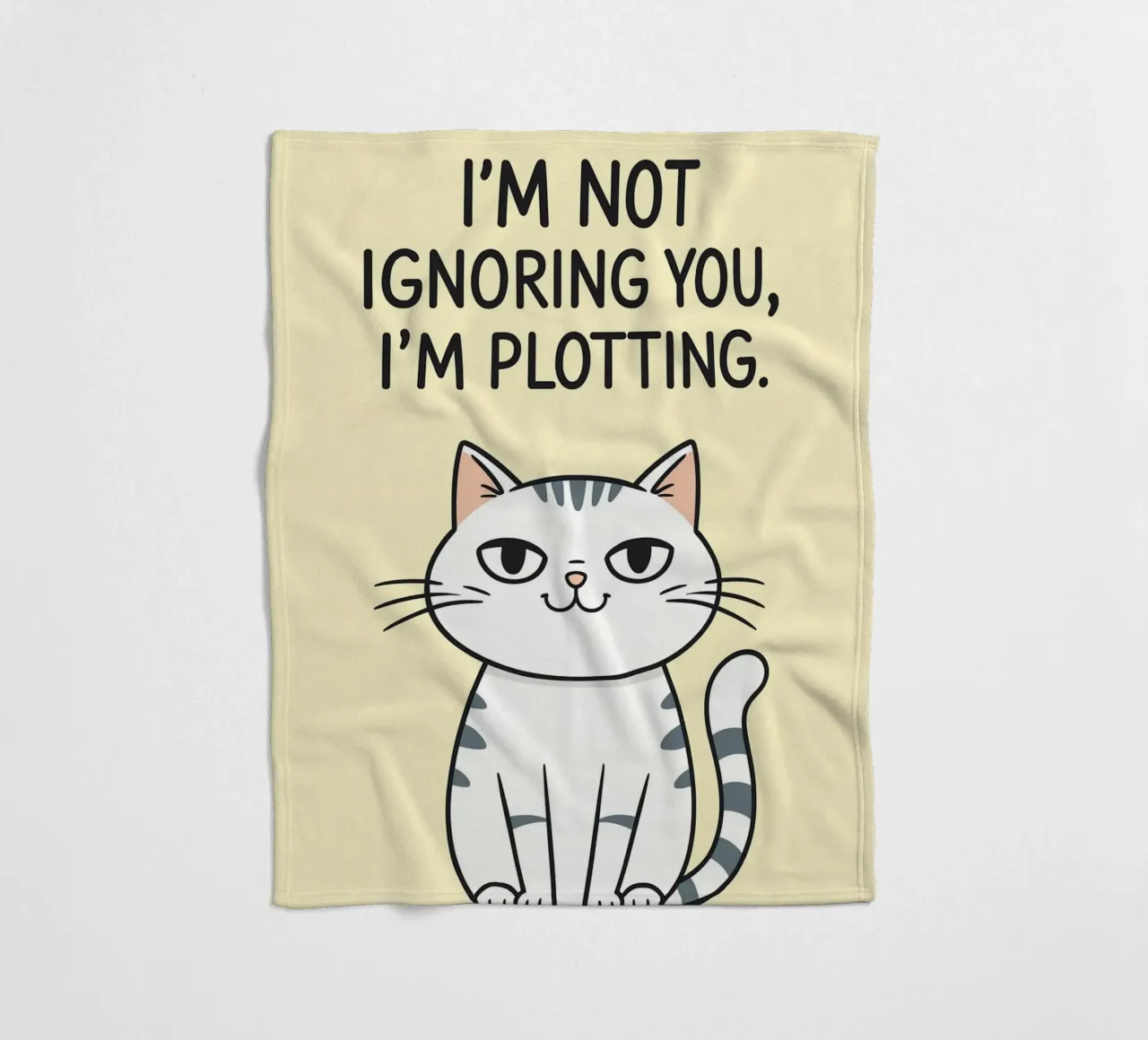 Non ti sto ignorando, sto complottando coperta in pile da rapunsell