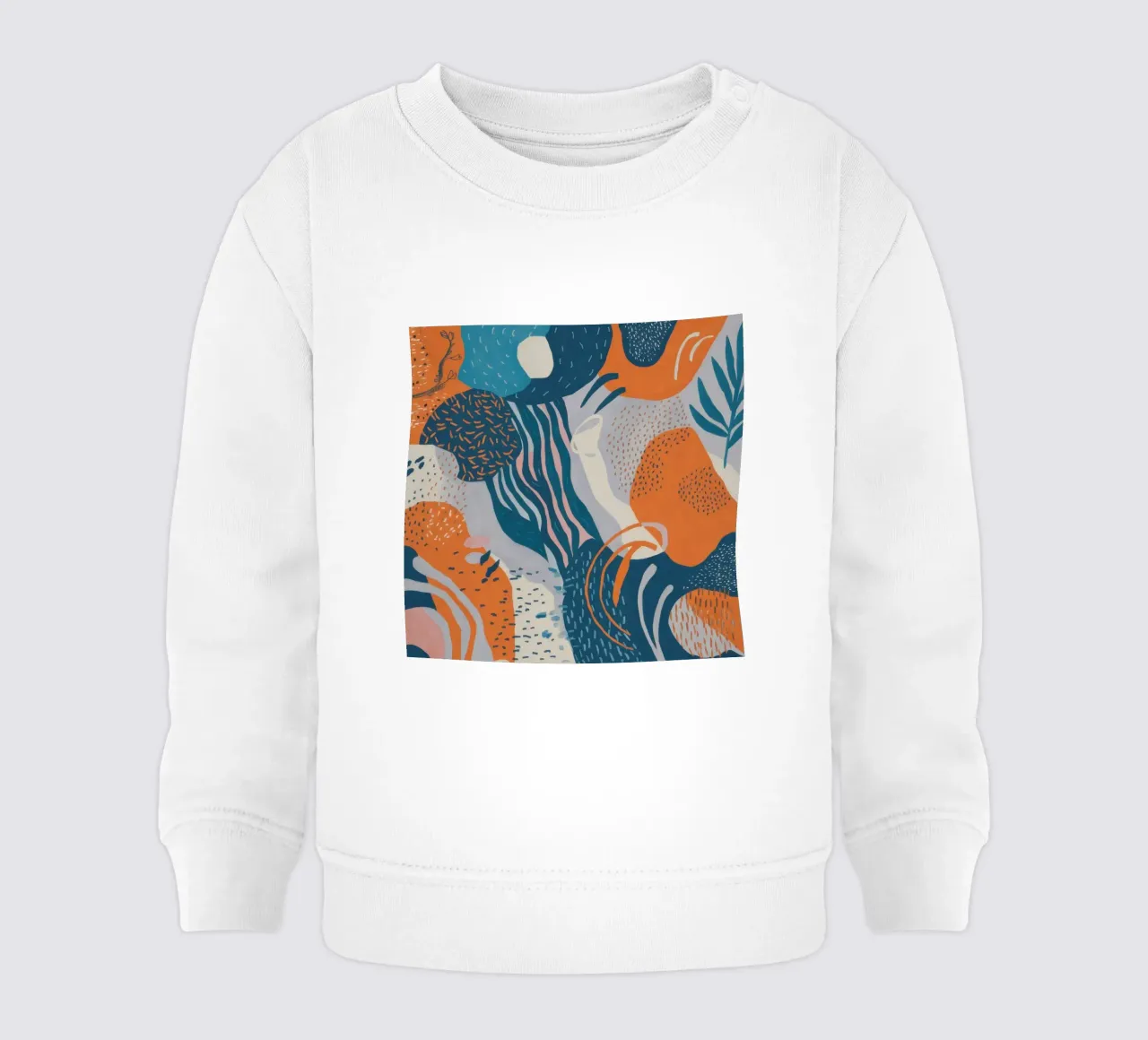 Onde astratte fluenti felpa neonato da Solace Light