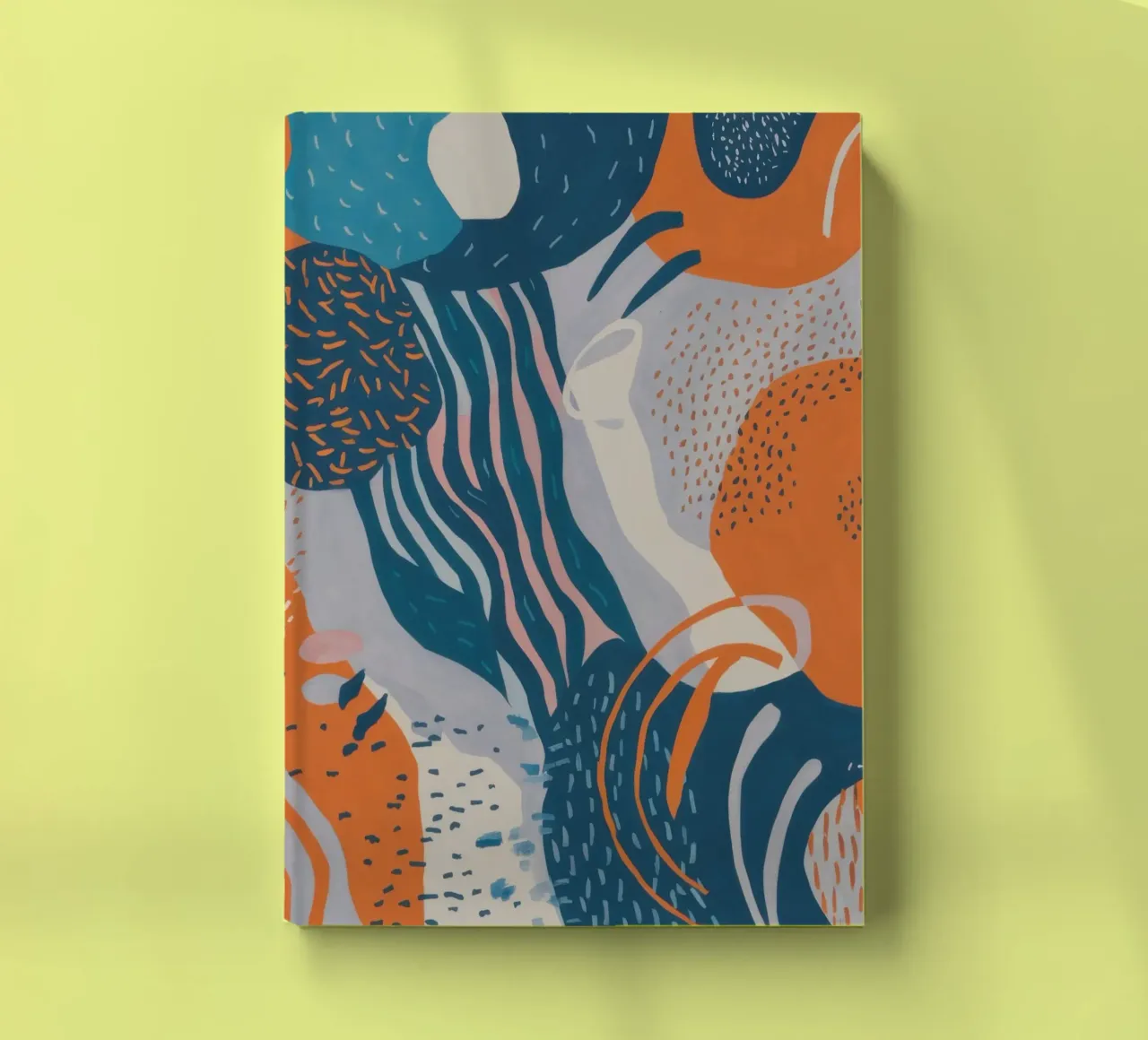 Flowing Abstract Waves notebook by Solace Light