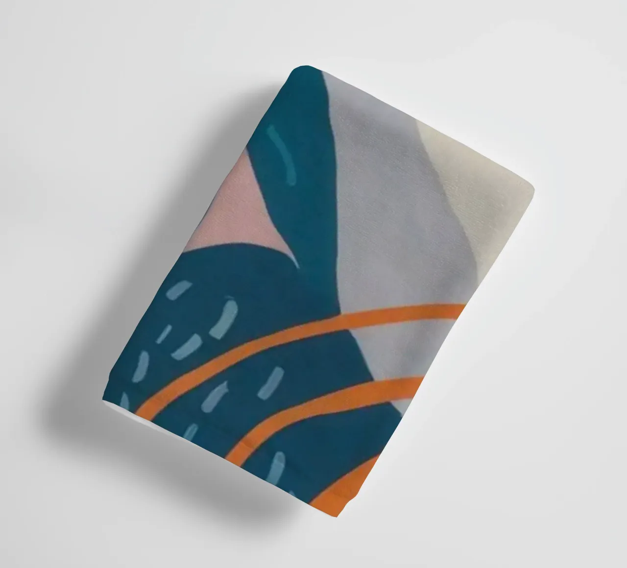Flowing Abstract Waves towel by Solace Light