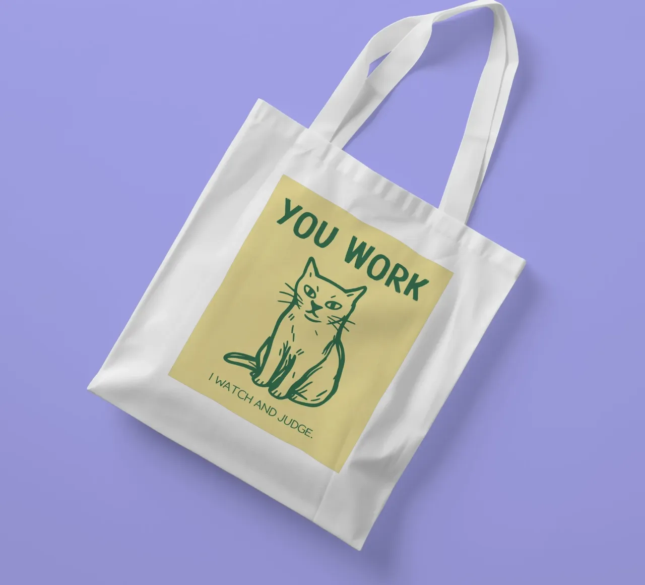 guardo e giudico borsa in juta da rapunsell