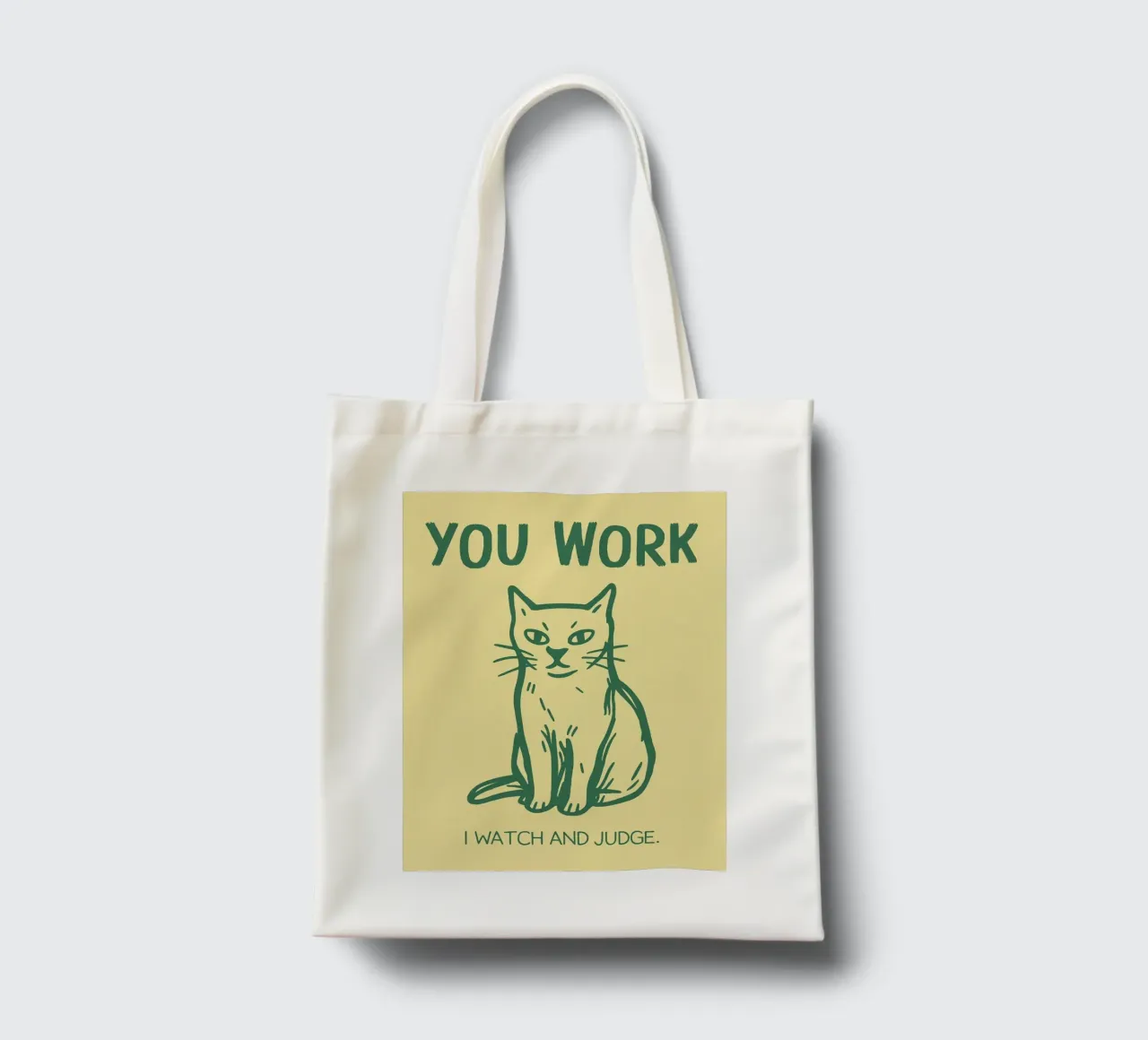 guardo e giudico borsa in juta da rapunsell