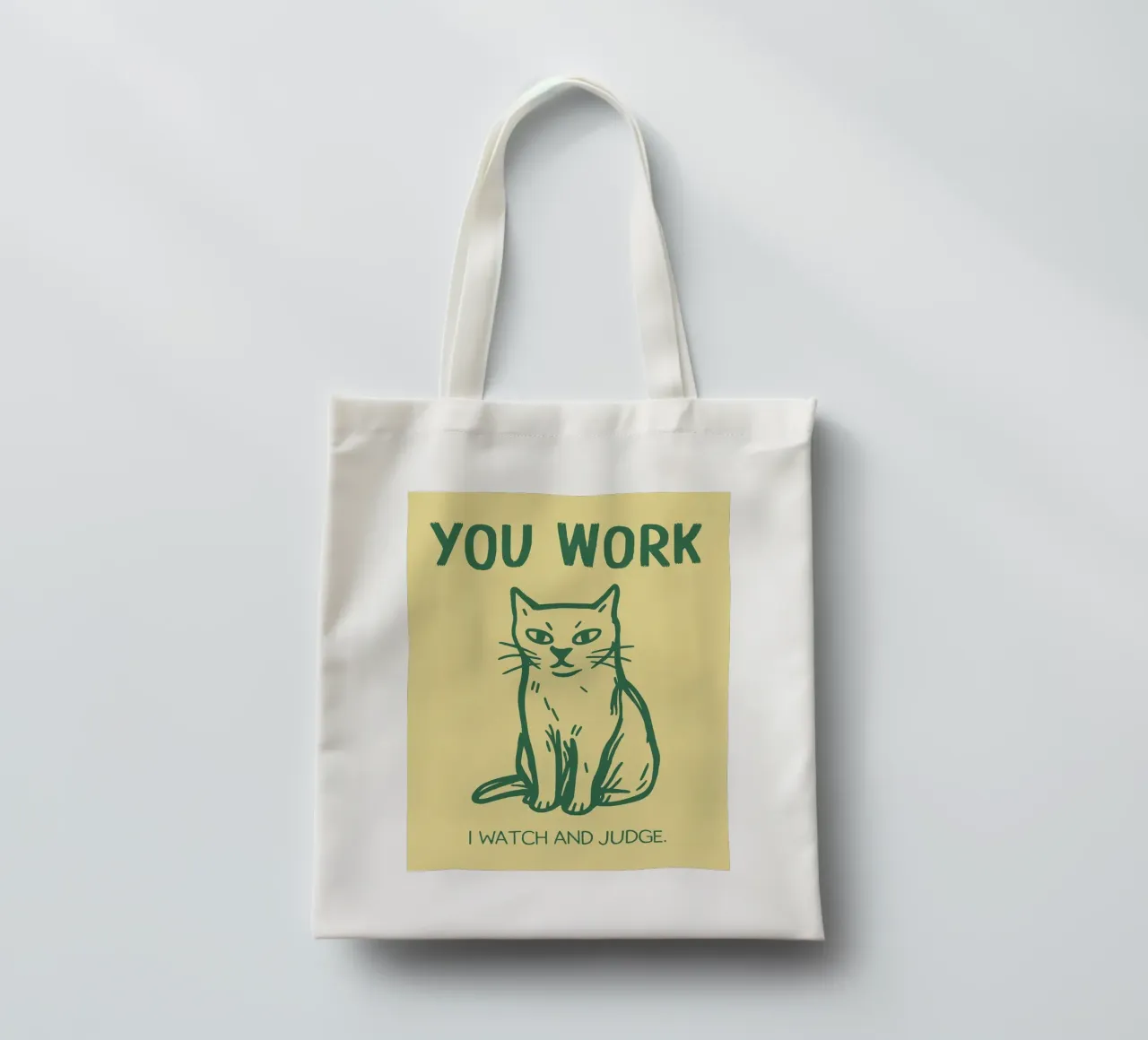 guardo e giudico borsa in juta da rapunsell