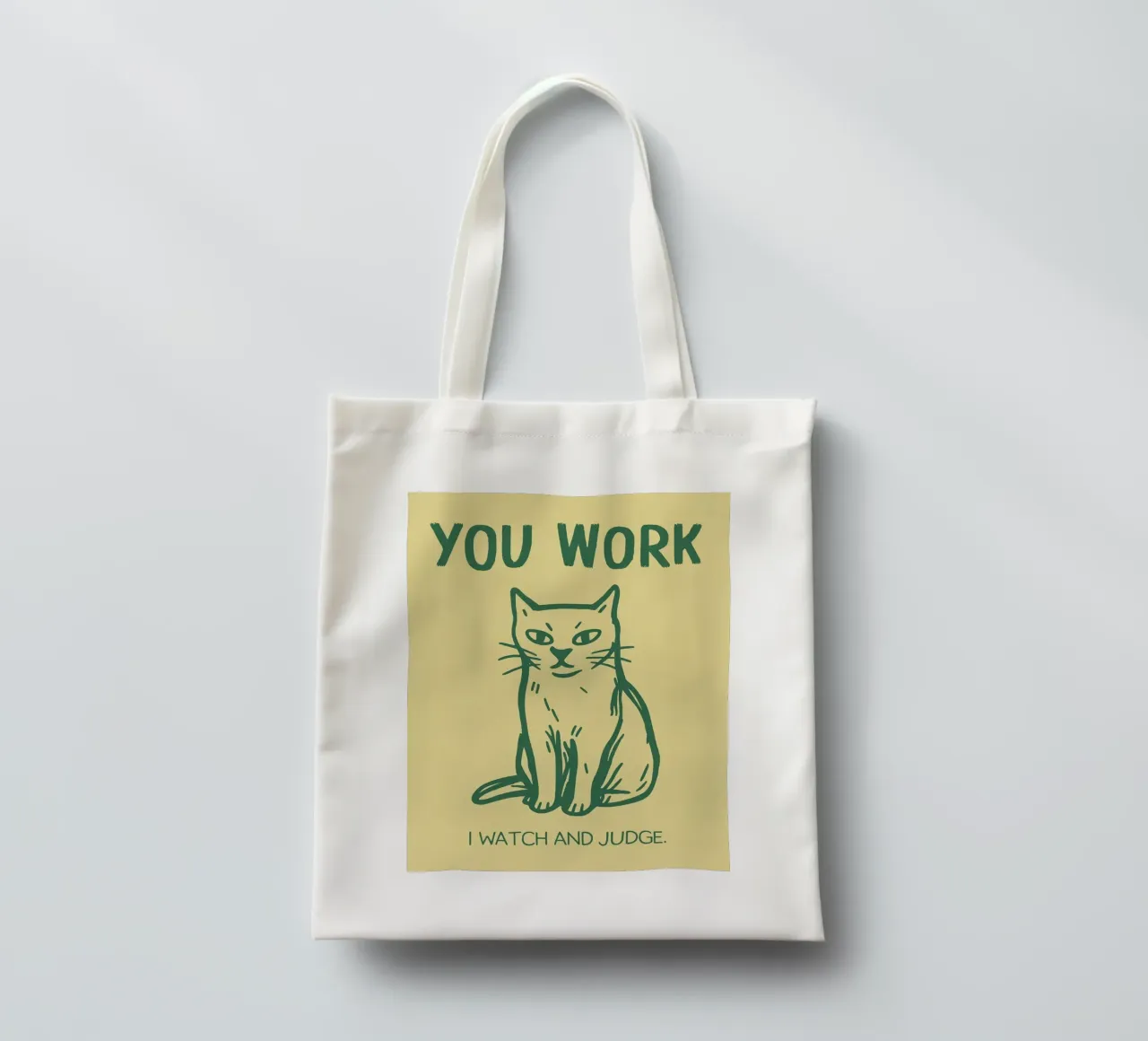 guardo e giudico borsa in juta da rapunsell