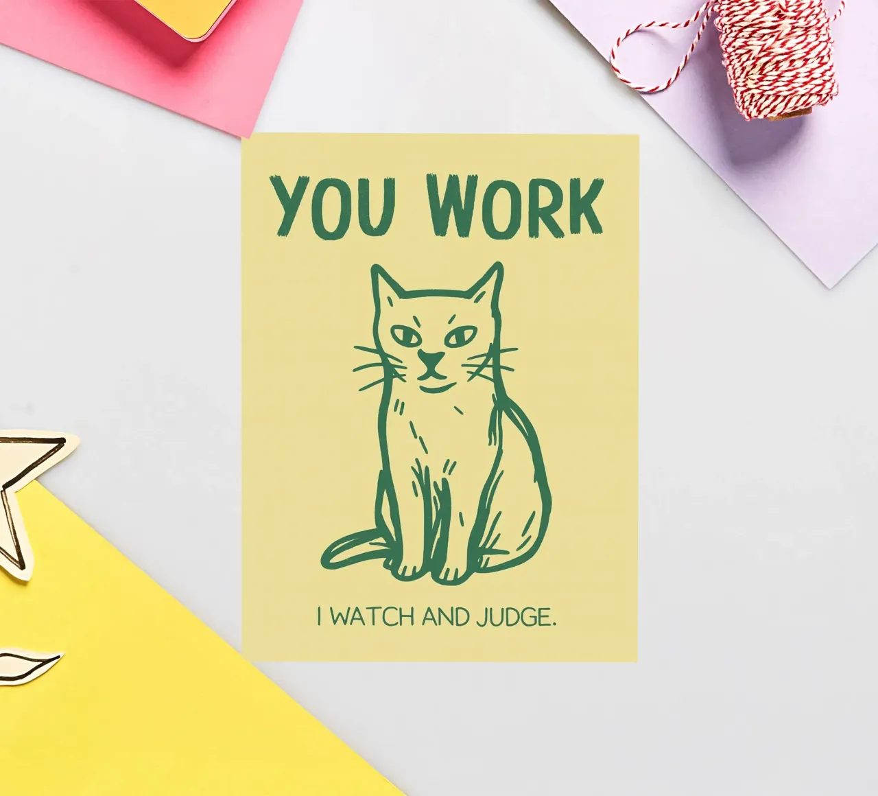 i watch and judge sticker by rapunsell