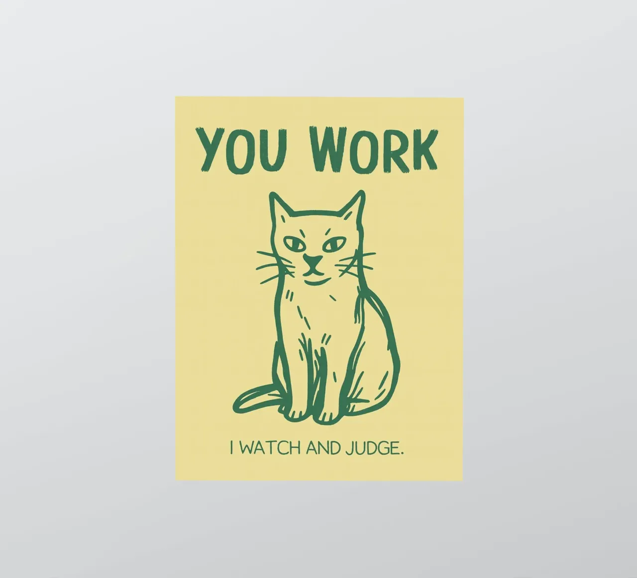 i watch and judge sticker by rapunsell