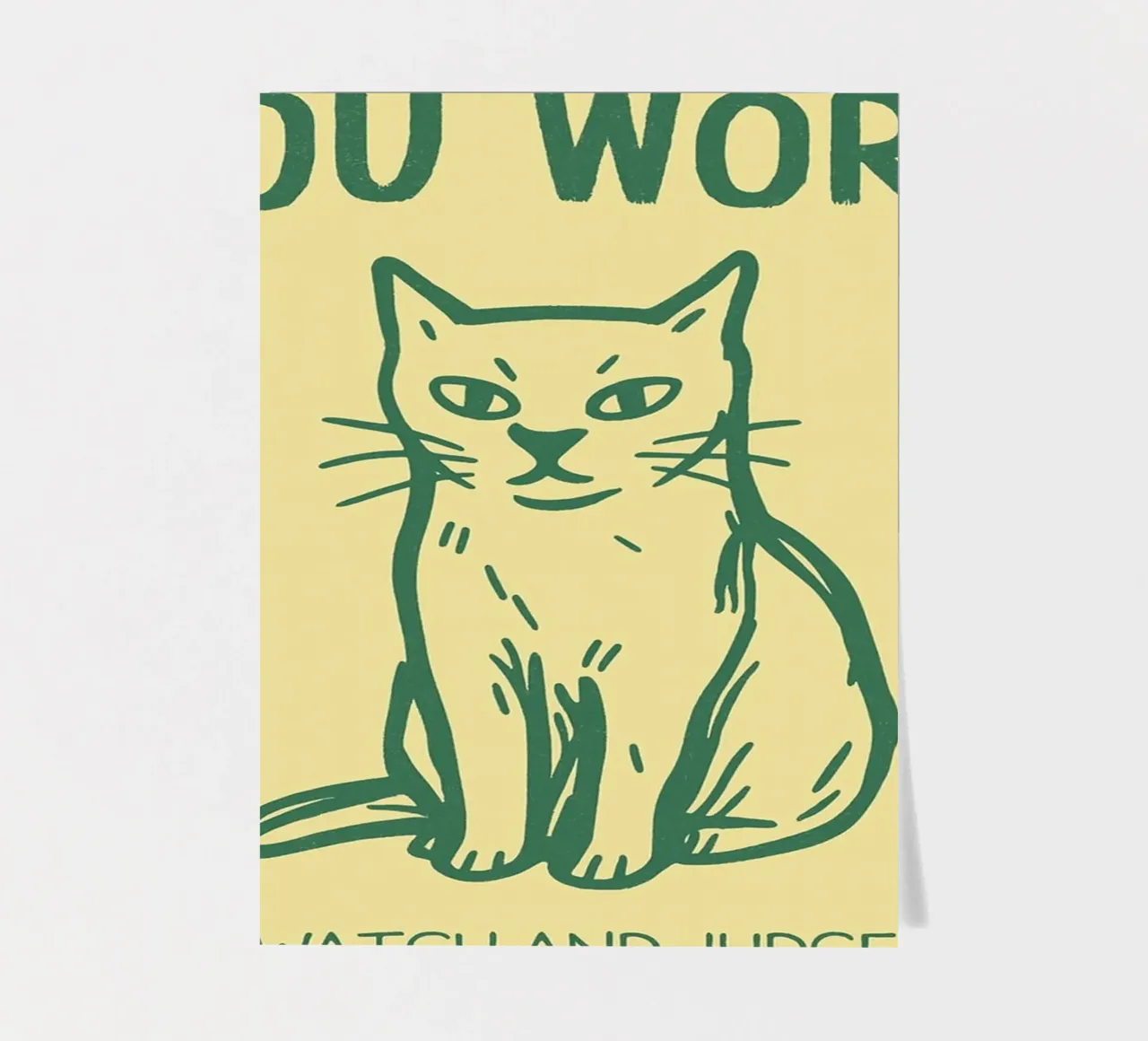 i watch and judge sticker sheet by rapunsell