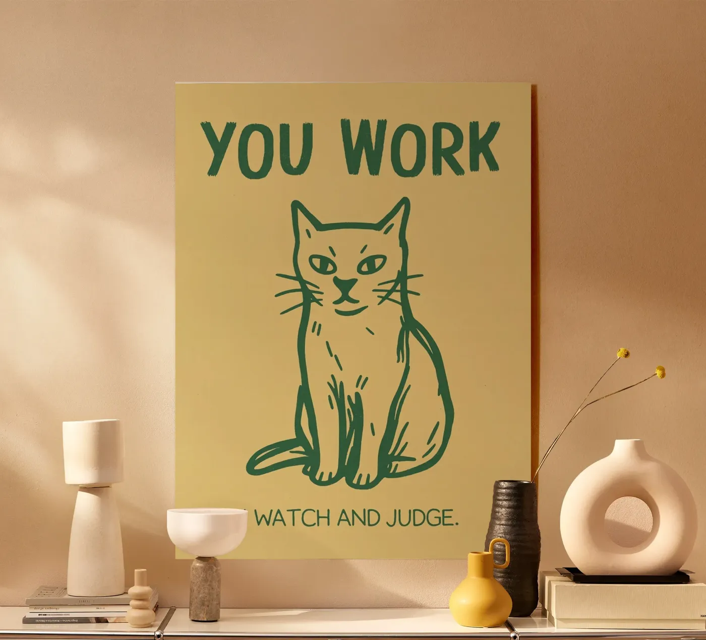 ich beobachte und beurteile Acryl-Glas von rapunsell