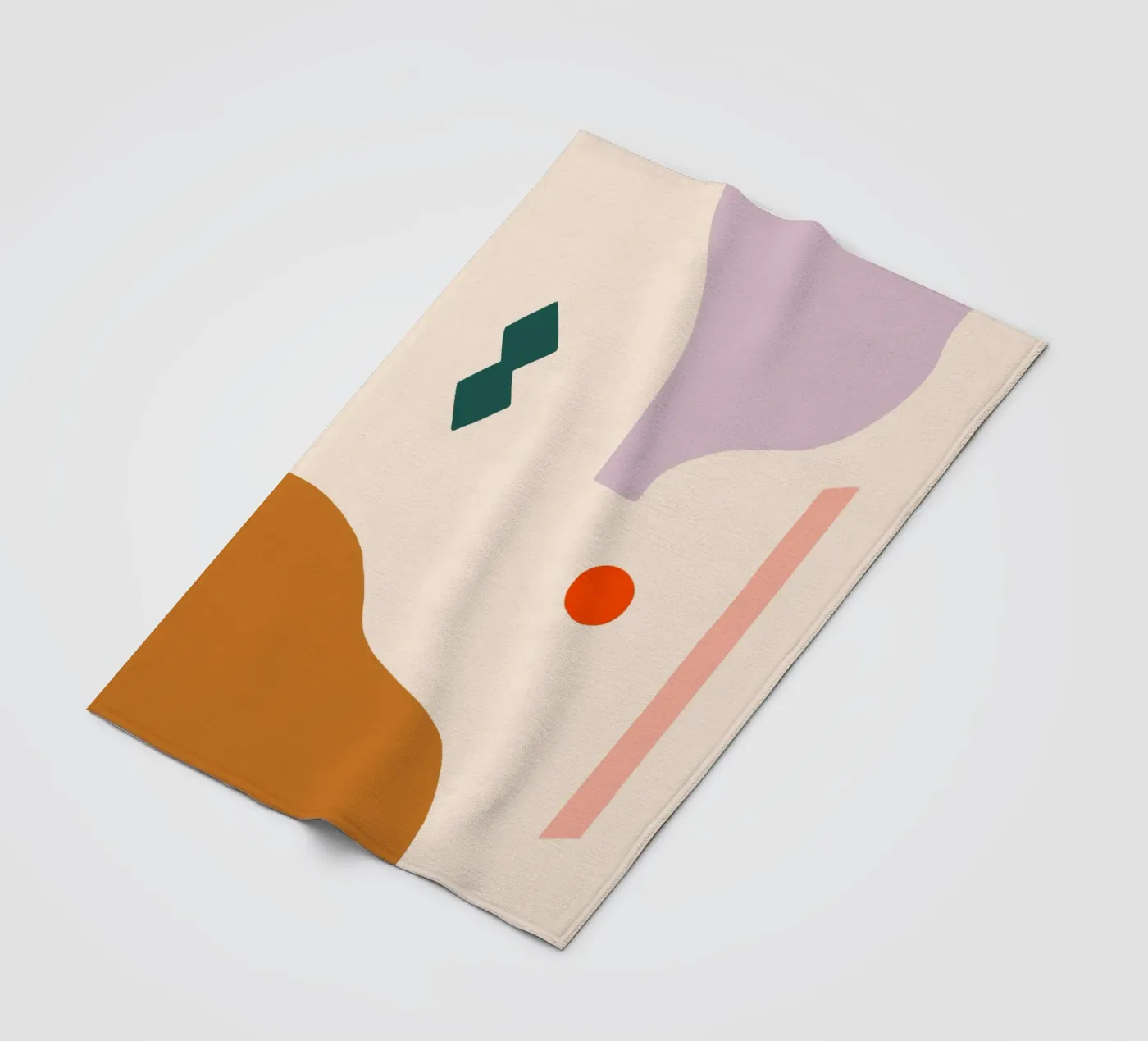 Forme simpatiche coperta in pile da Maren Gross