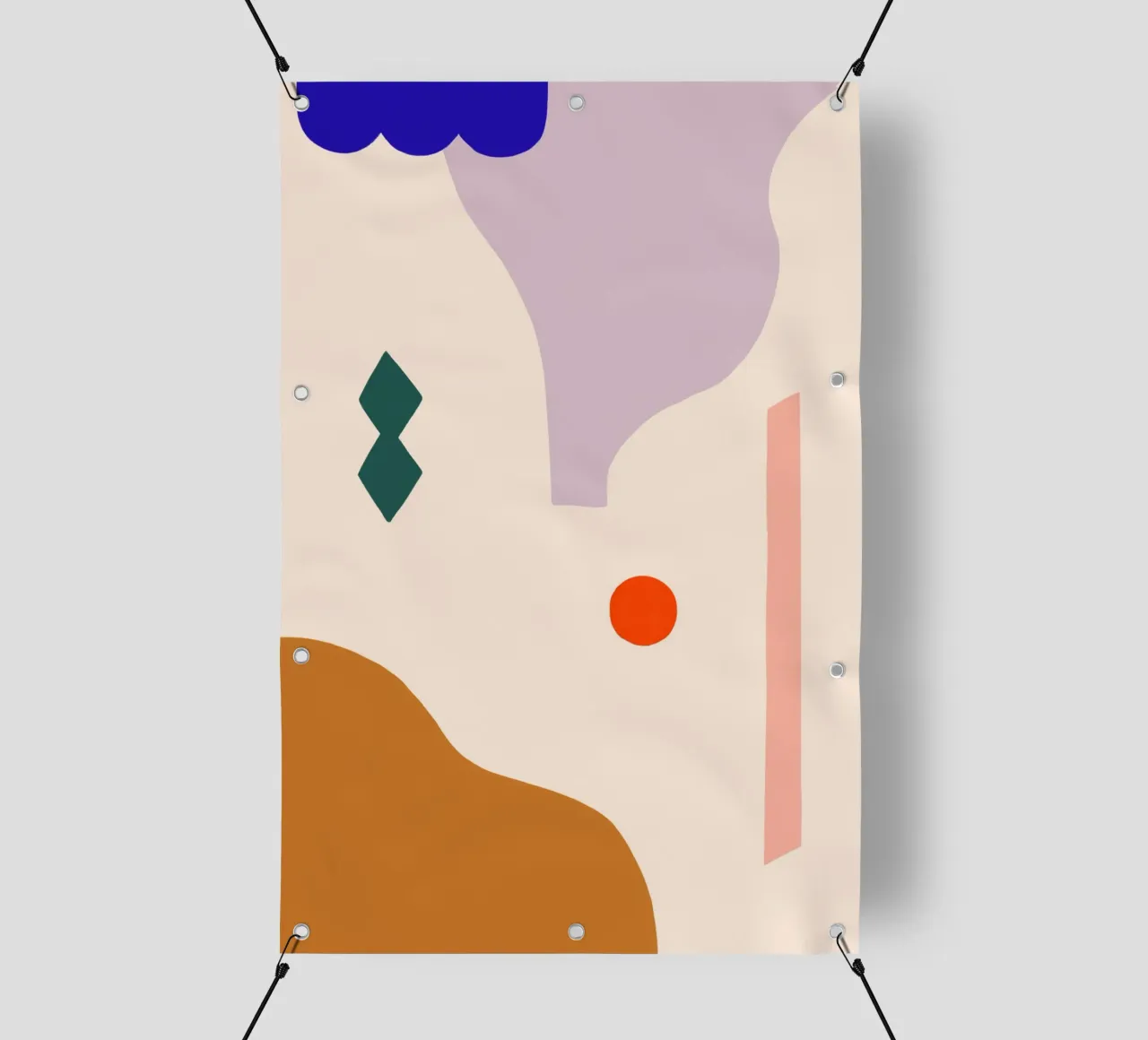 Forme simpatiche telo in pvc da Maren Gross