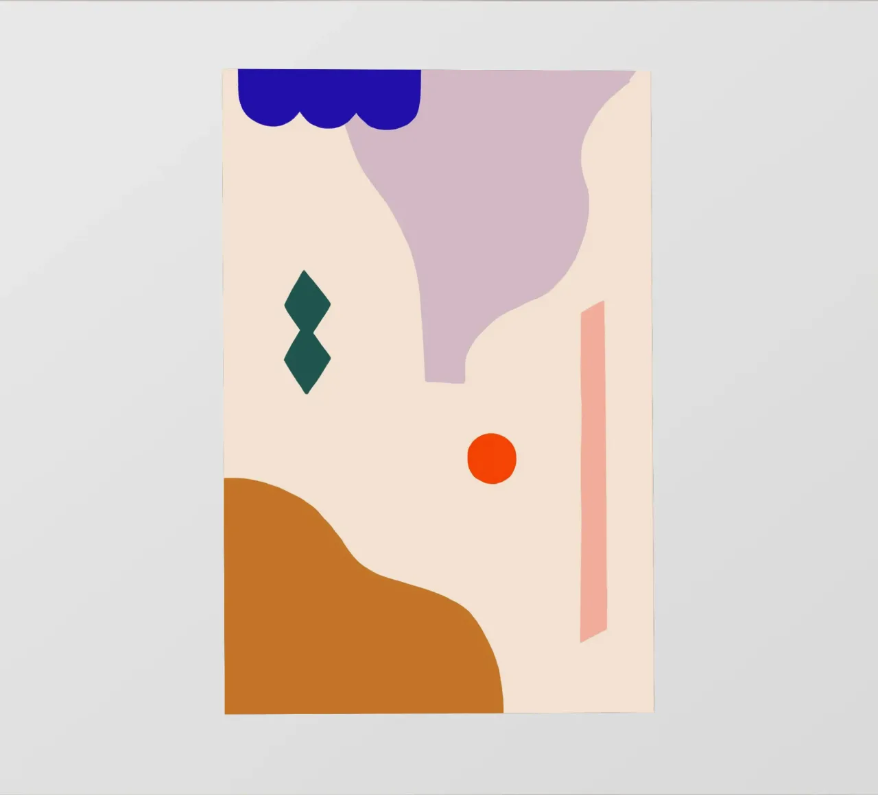 Forme simpatiche telo in pvc da Maren Gross