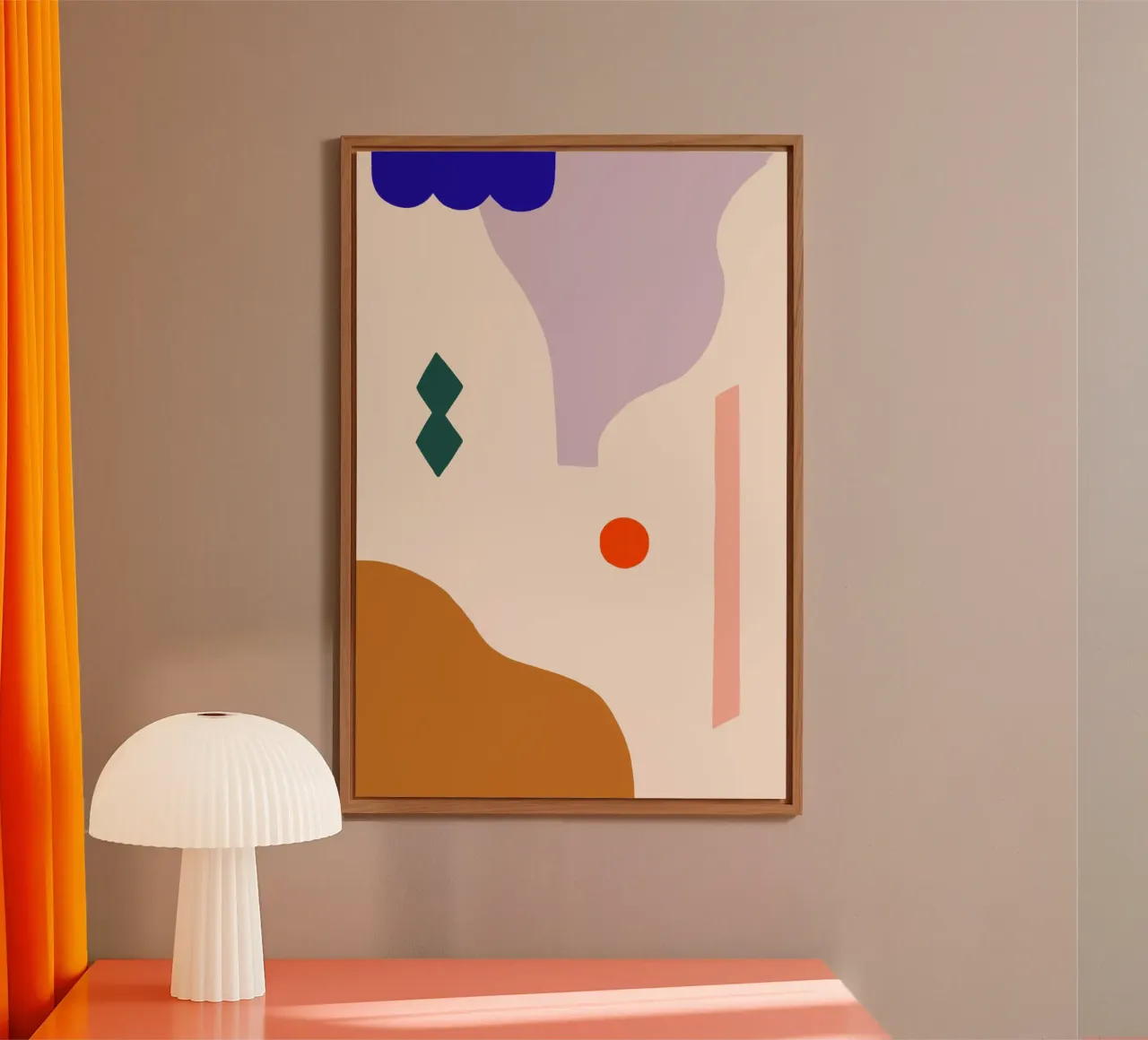 Forme simpatiche alluminio dibond da Maren Gross