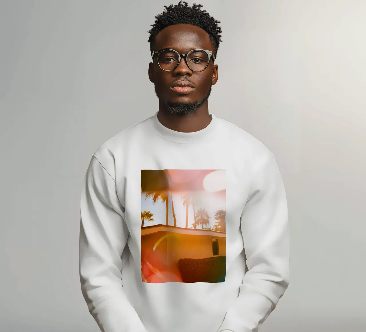 Blur & Palm Spring felpa da Affiches Minimalistes