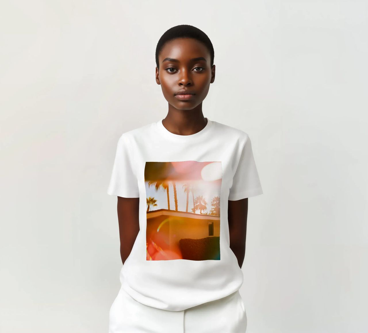 Blur & Palm Spring t-shirt da Minimalistic