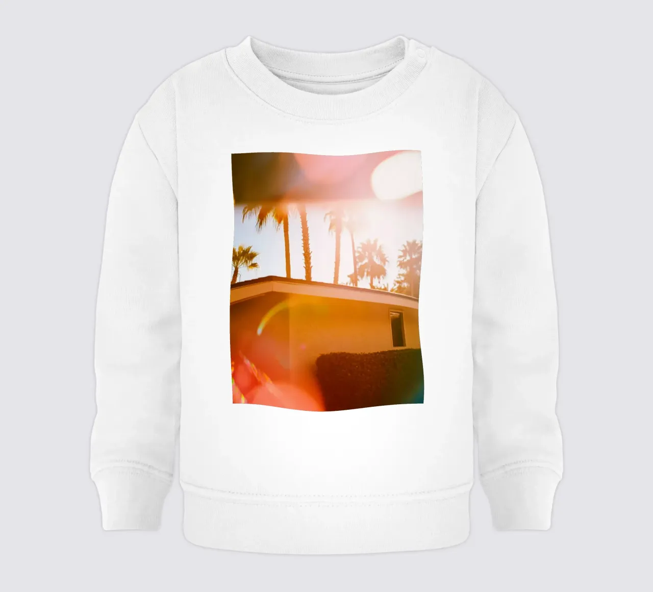 Blur & Palm Spring baby sweatshirt by Minimalistic
