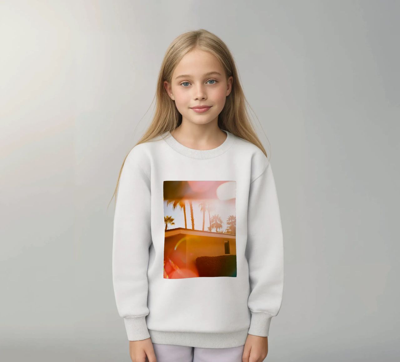 Blur & Palm Spring felpa bambino da Minimalistic