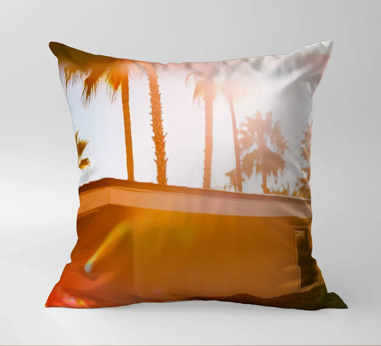 Blur & Palm Spring cojín de Minimalistic