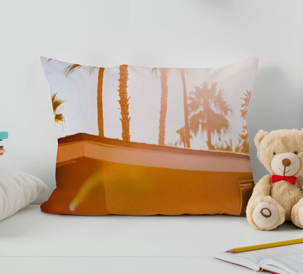 Blur & Palm Spring cuscino da Minimalistic