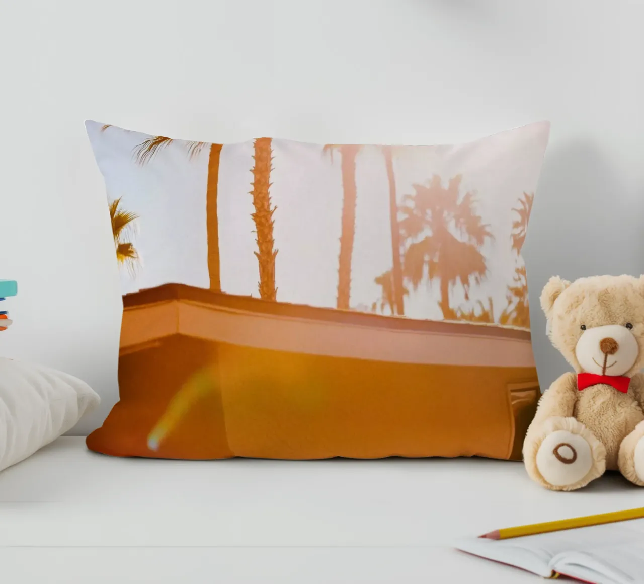 Blur & Palm Spring cuscino da Affiches Minimalistes