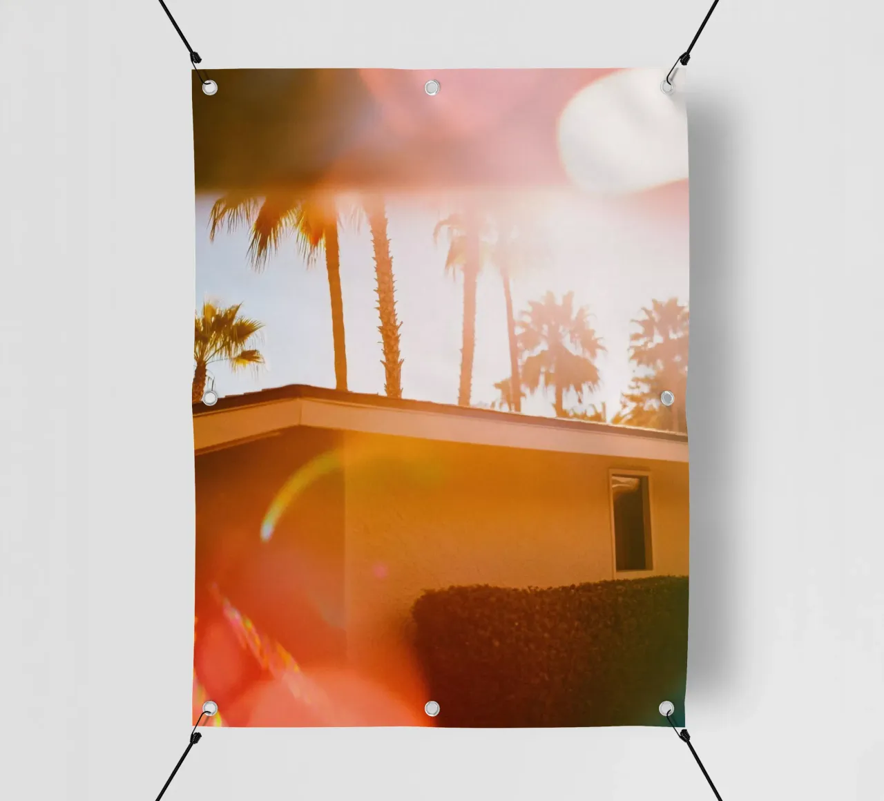 Blur & Palm Spring telo in pvc da Affiches Minimalistes