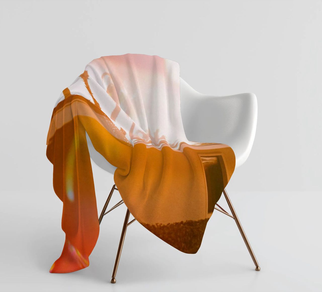 Blur & Palm Spring coperta in pile da Minimalistic