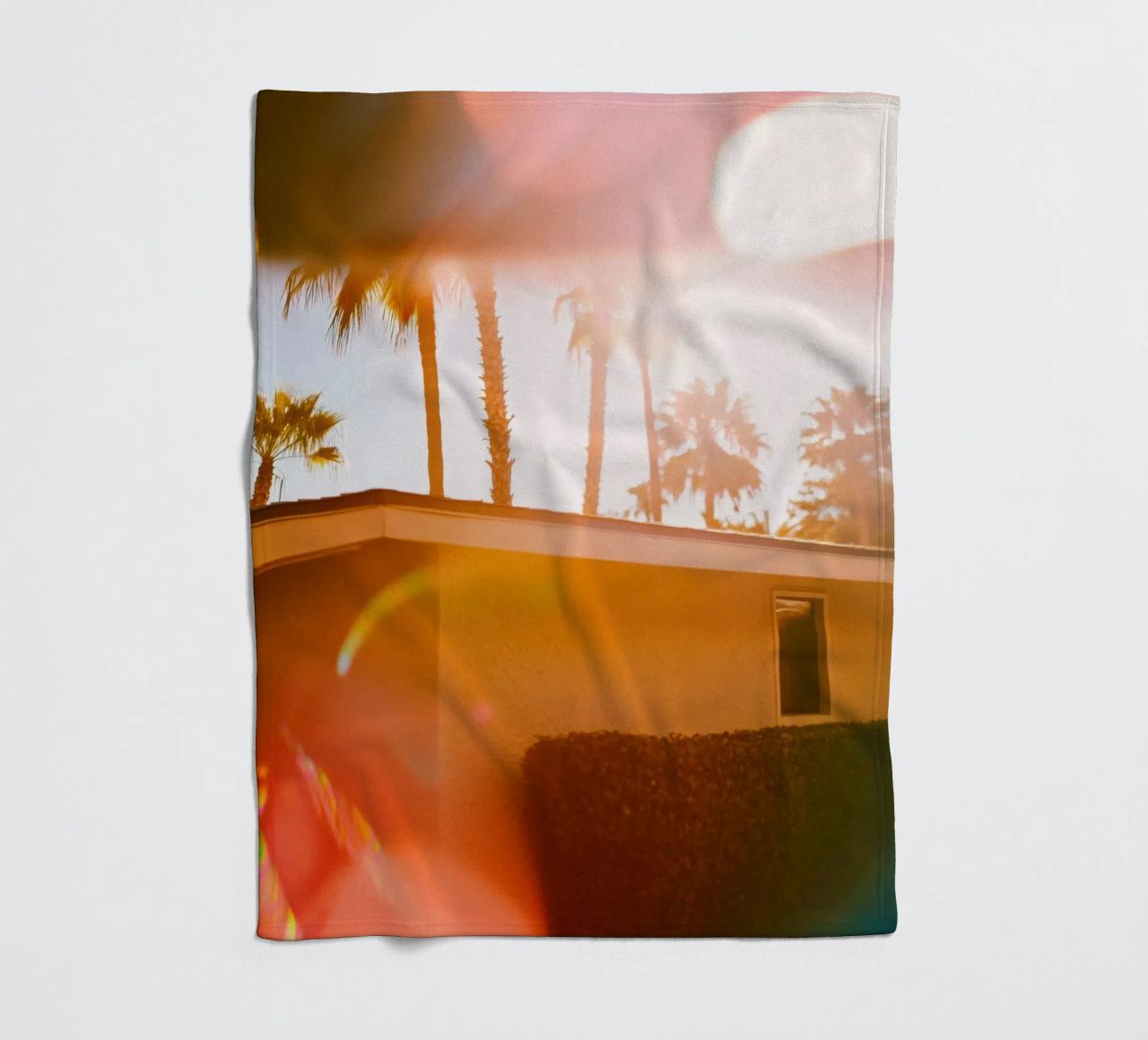Blur & Palm Spring coperta in pile da Minimalistic