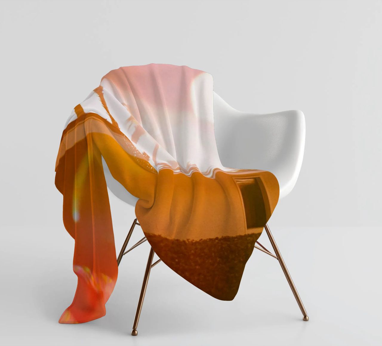 Blur & Palm Spring coperta in pile da Minimalistic