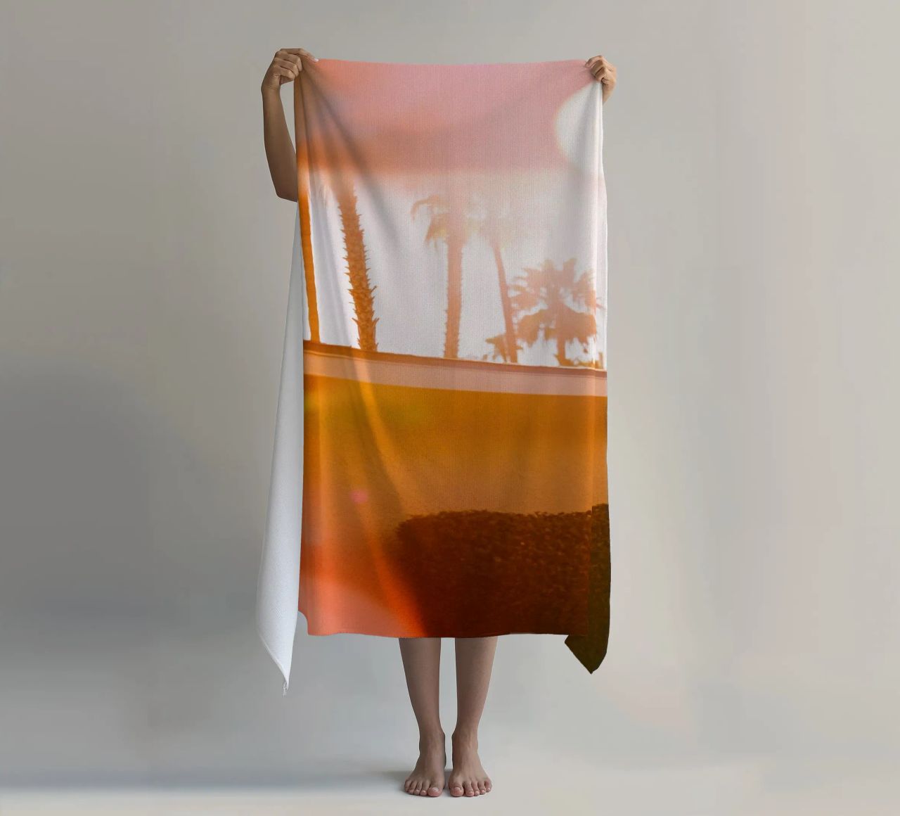 Blur & Palm Spring telo mare da Minimalistic