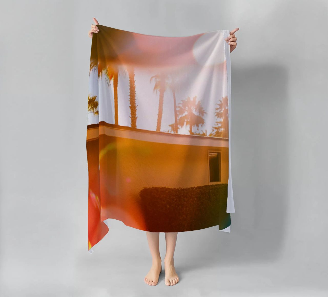 Blur & Palm Spring telo mare da Minimalistic