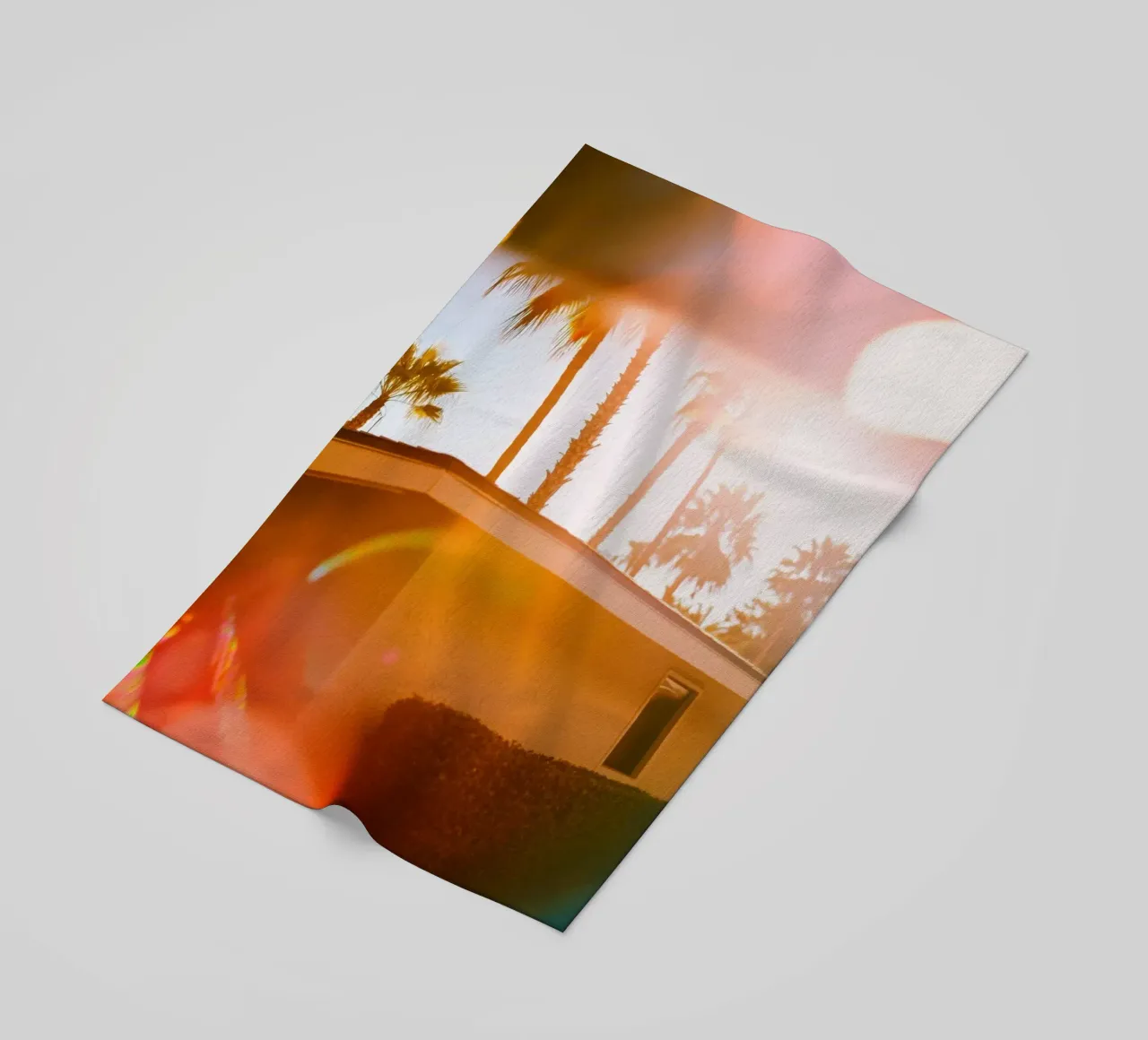 Blur & Palm Spring telo mare da Affiches Minimalistes