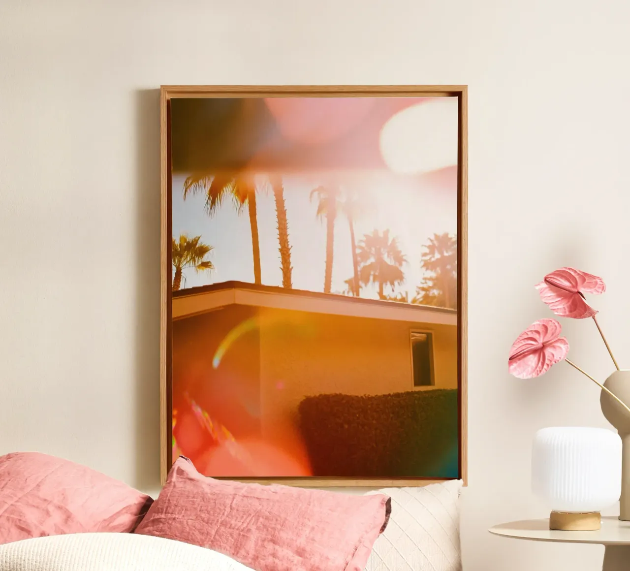 Blur & Palm Spring tela da Affiches Minimalistes