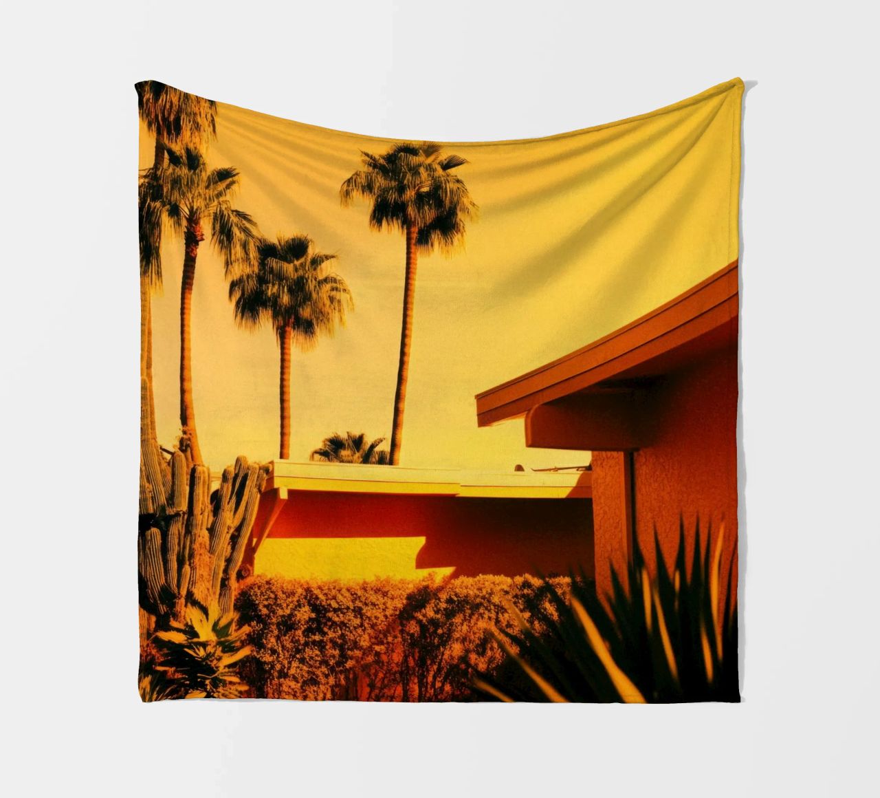 Sun & Palm Spring coperta in pile da Minimalistic