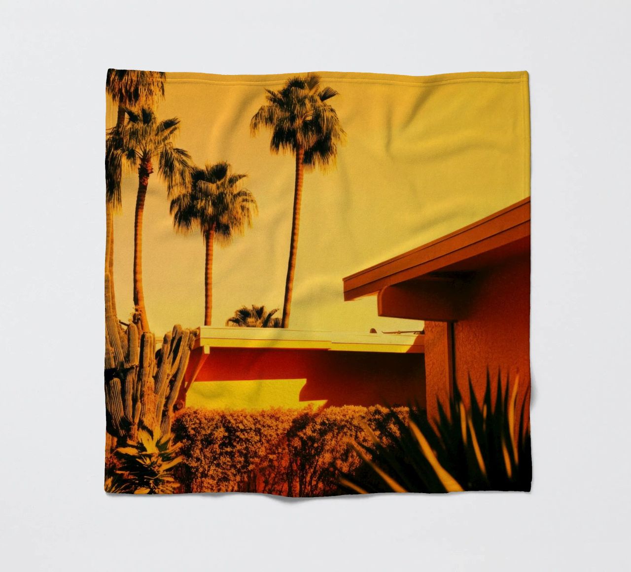 Sun & Palm Spring coperta in pile da Minimalistic