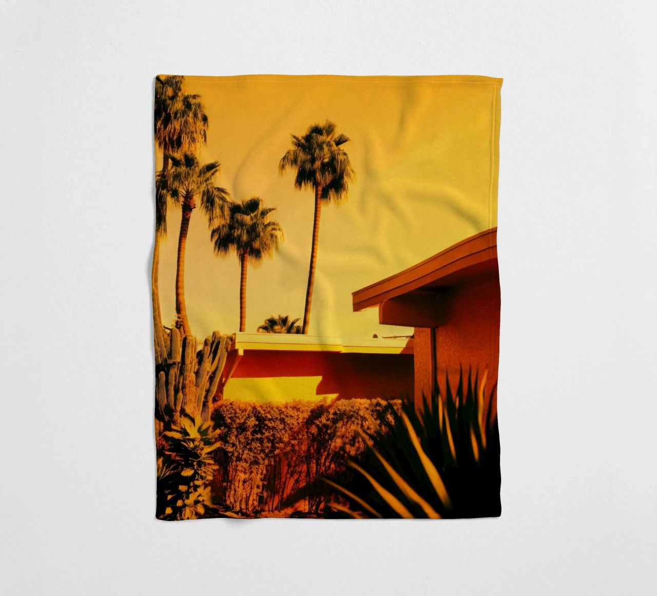 Sun & Palm Spring coperta in pile da Minimalistic