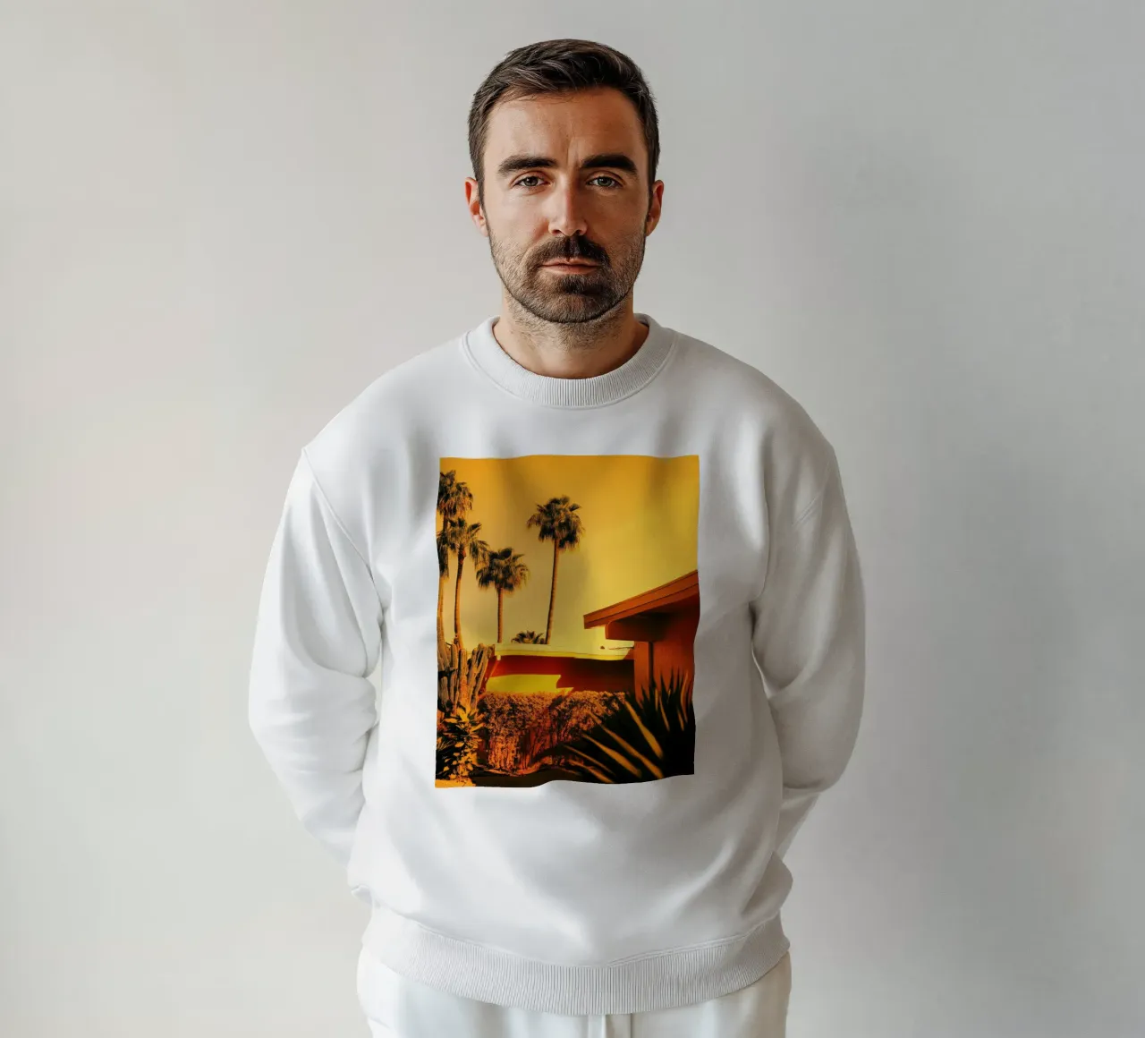 Sun & Palm Spring felpa da Affiches Minimalistes