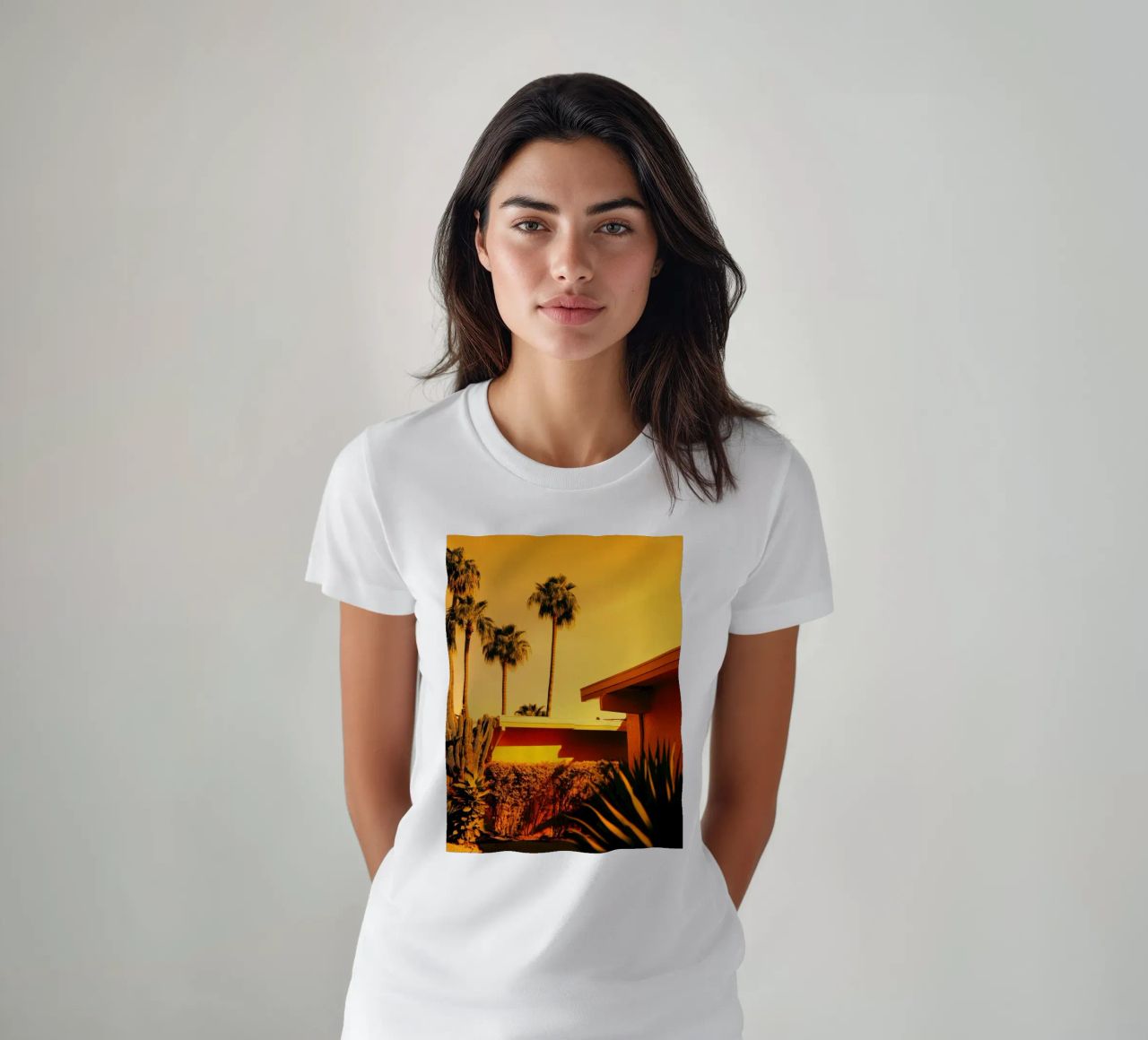 Sun & Palm Spring t-shirt da Minimalistic