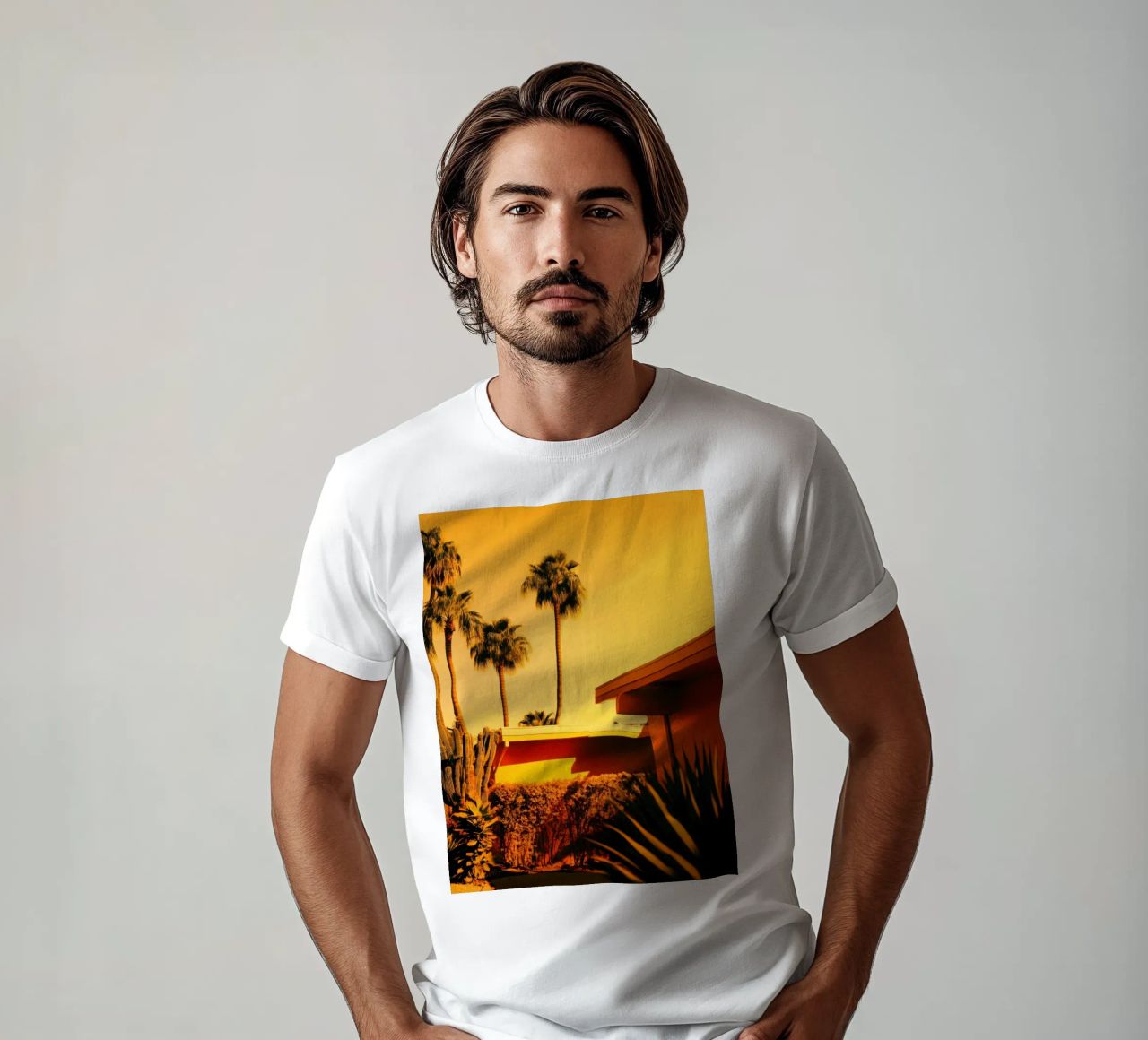 Sun & Palm Spring t-shirt da Minimalistic