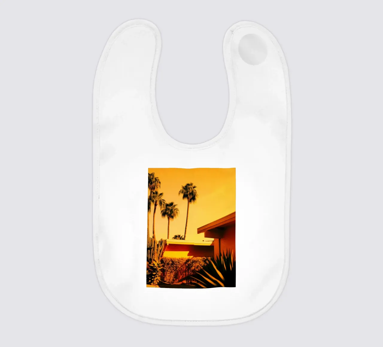 Sun & Palm Spring babero de Minimalistic