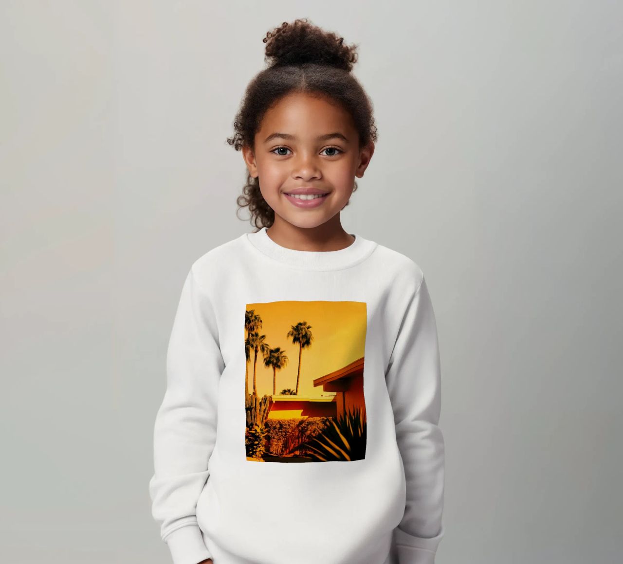 Sun & Palm Spring felpa bambino da Minimalistic