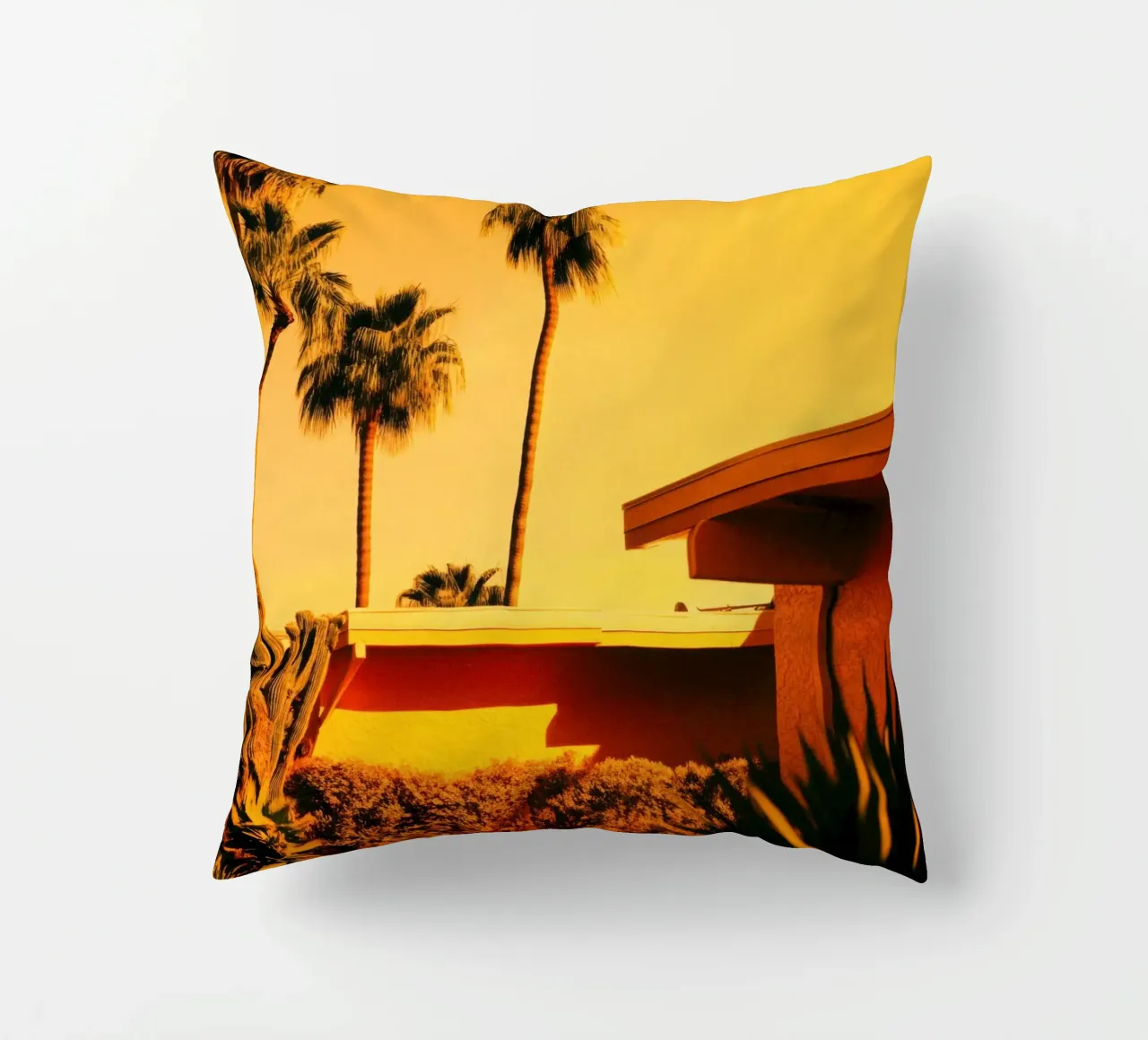 Sun & Palm Spring cojín de Minimalistic