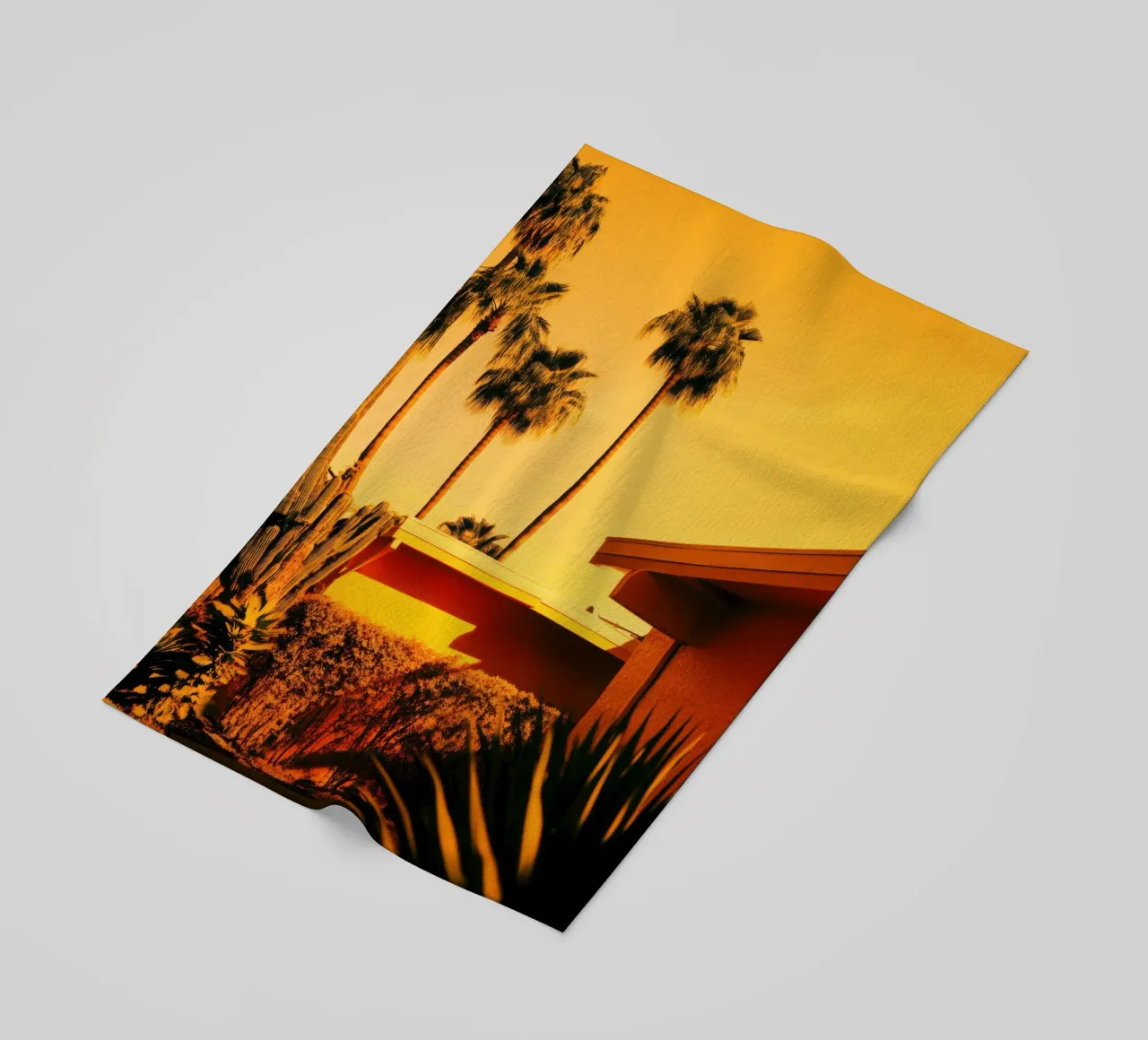 Sun & Palm Spring telo mare da Affiches Minimalistes