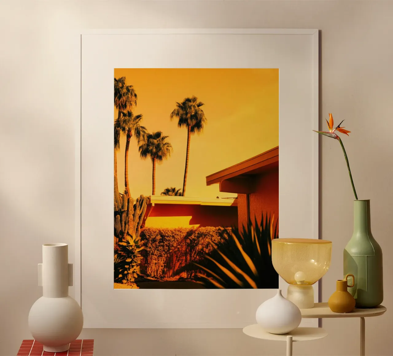 Sun & Palm Spring poster da Affiches Minimalistes