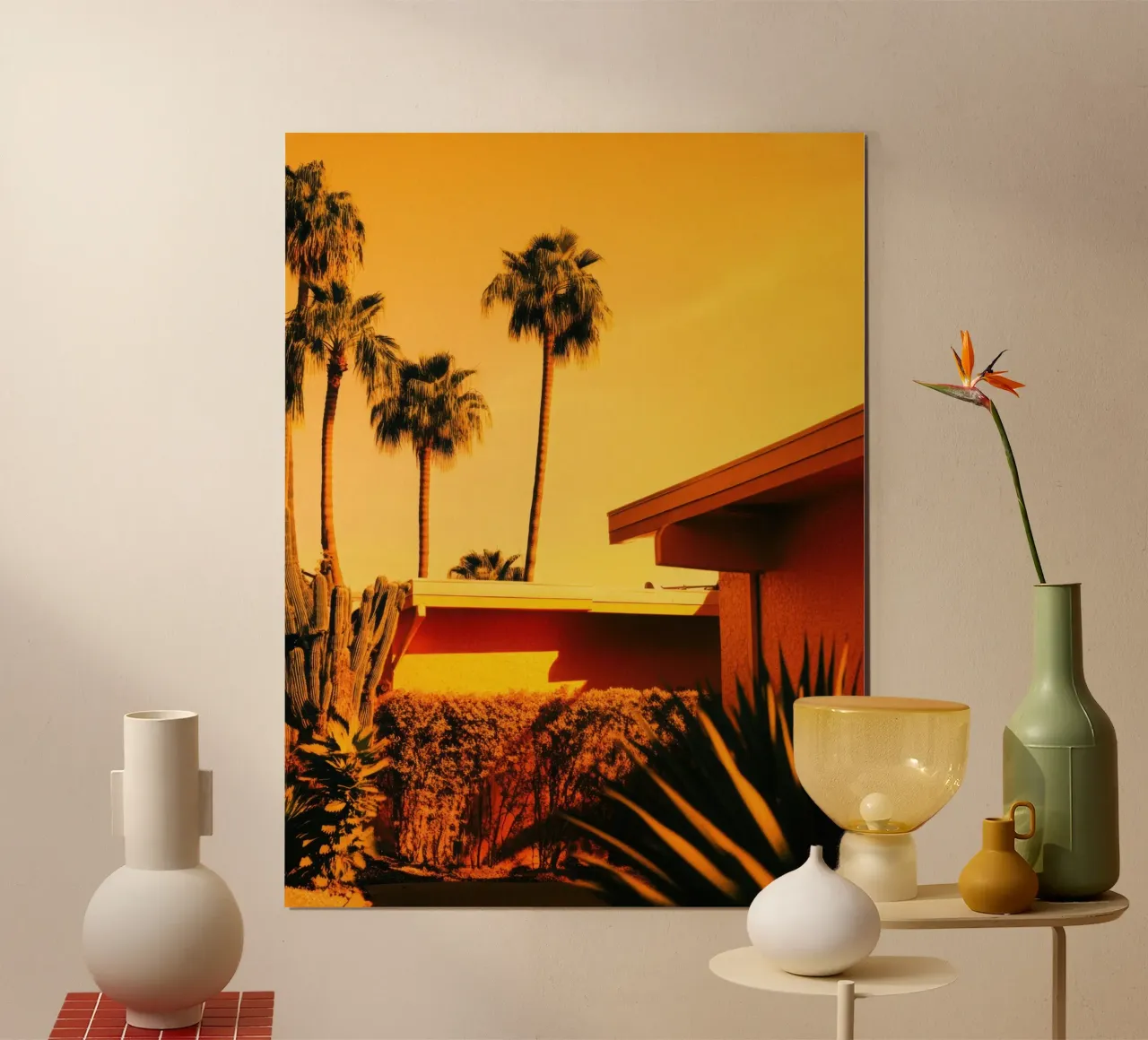 Sun & Palm Spring poster da Affiches Minimalistes