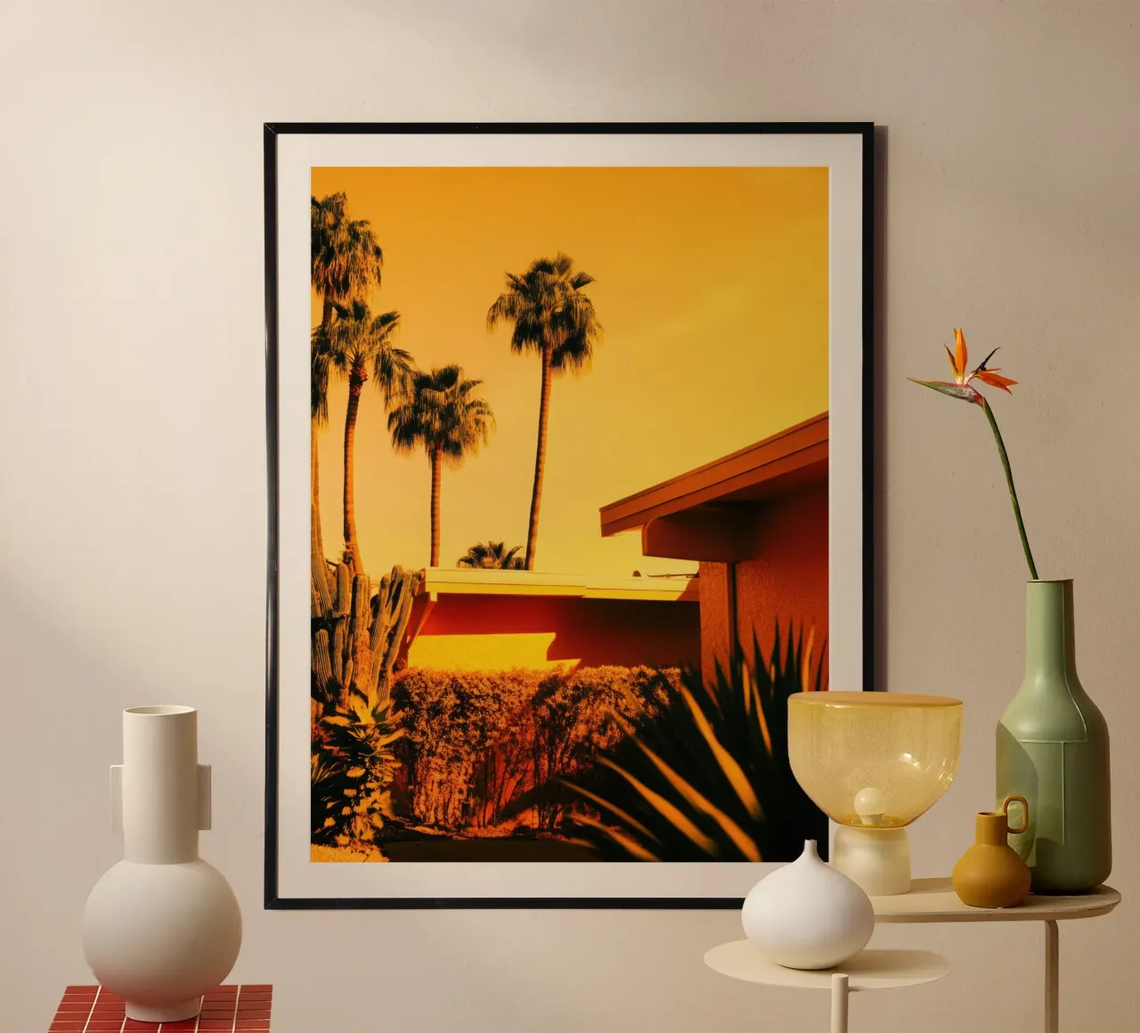 Sun & Palm Spring poster da Affiches Minimalistes