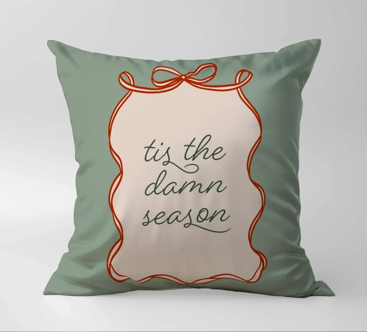 Questa è la stagione dei dannati cuscino da Winter Whispers