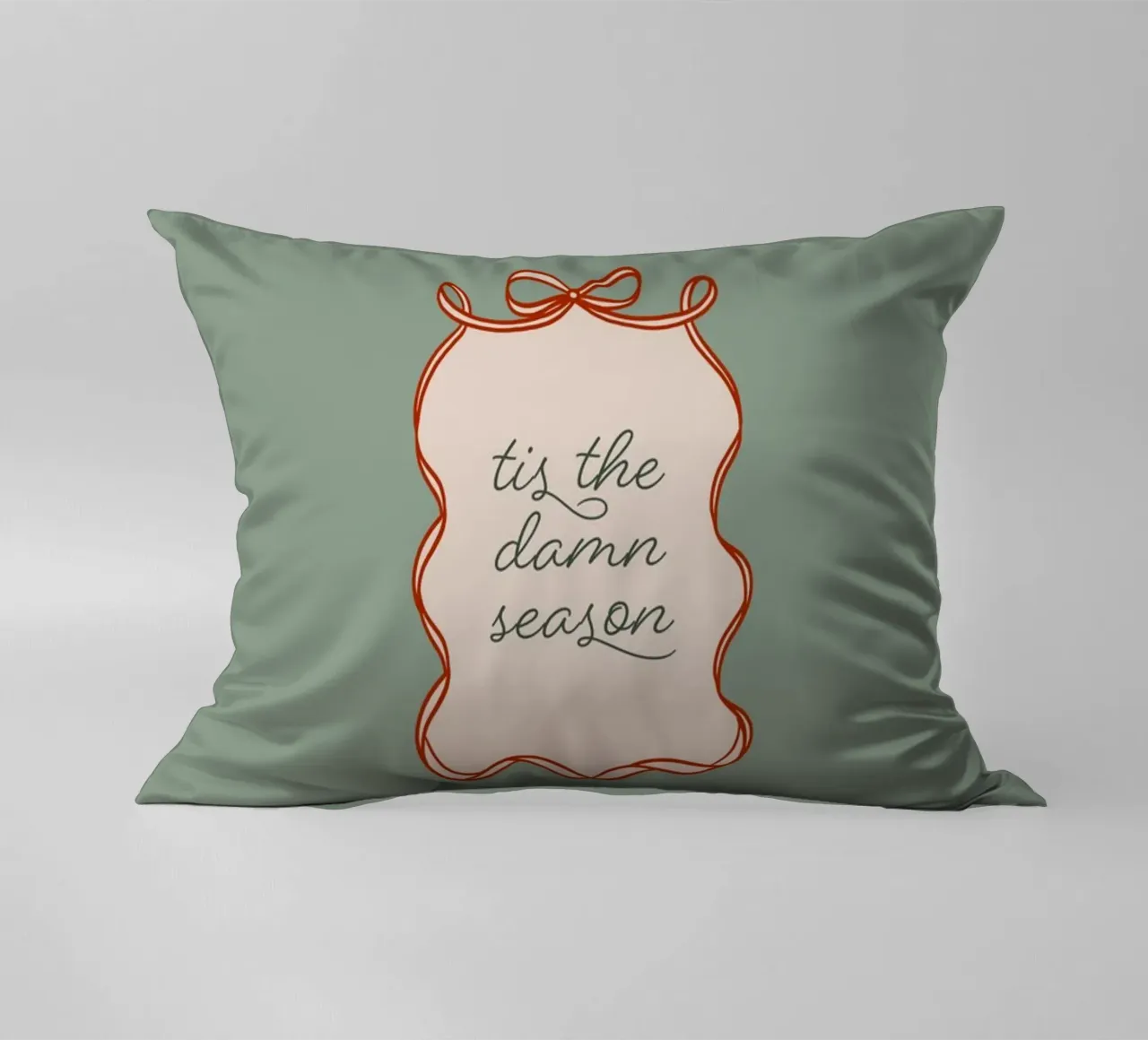 Questa è la stagione dei dannati cuscino da Winter Whispers