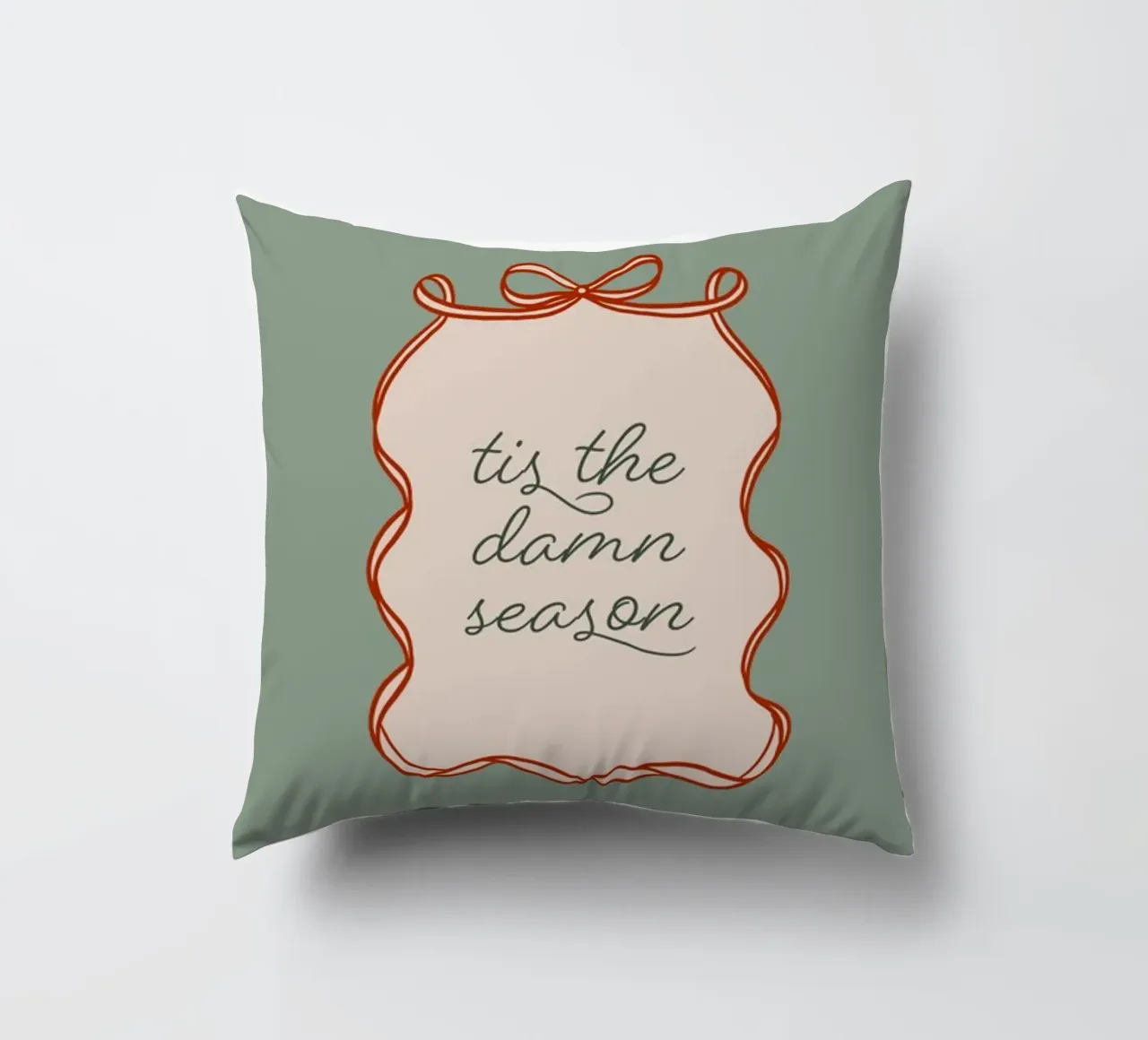 Questa è la stagione dei dannati cuscino da Winter Whispers