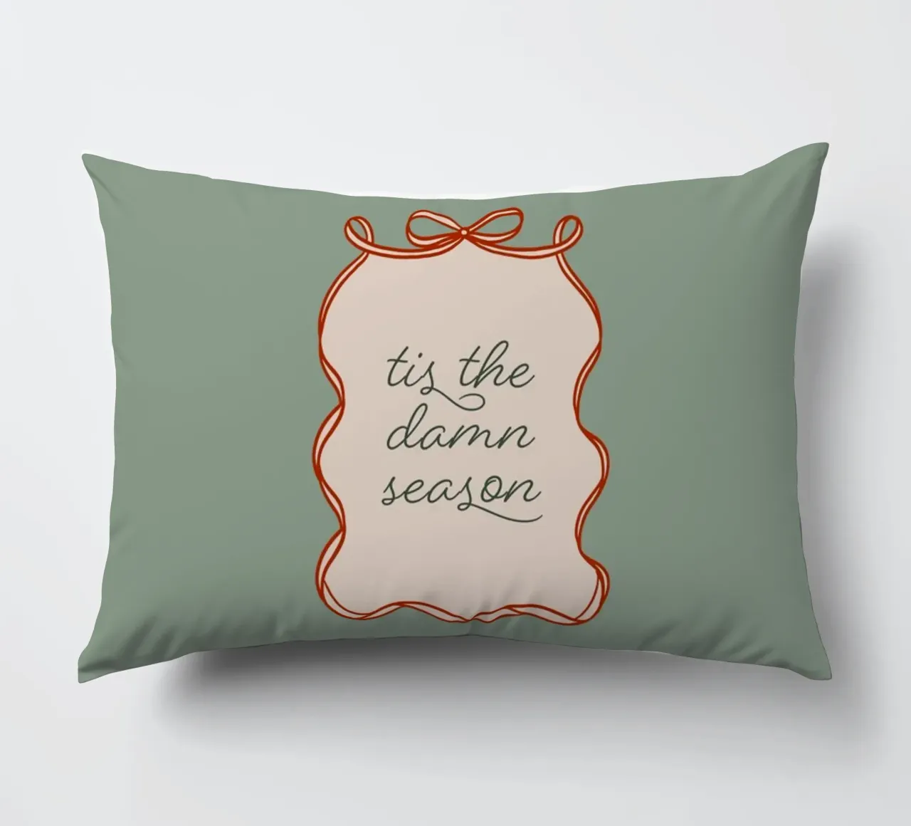 Questa è la stagione dei dannati cuscino da Winter Whispers