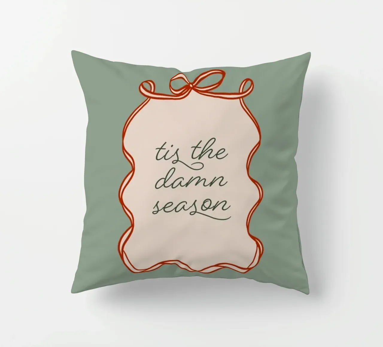 Questa è la stagione dei dannati cuscino da Winter Whispers