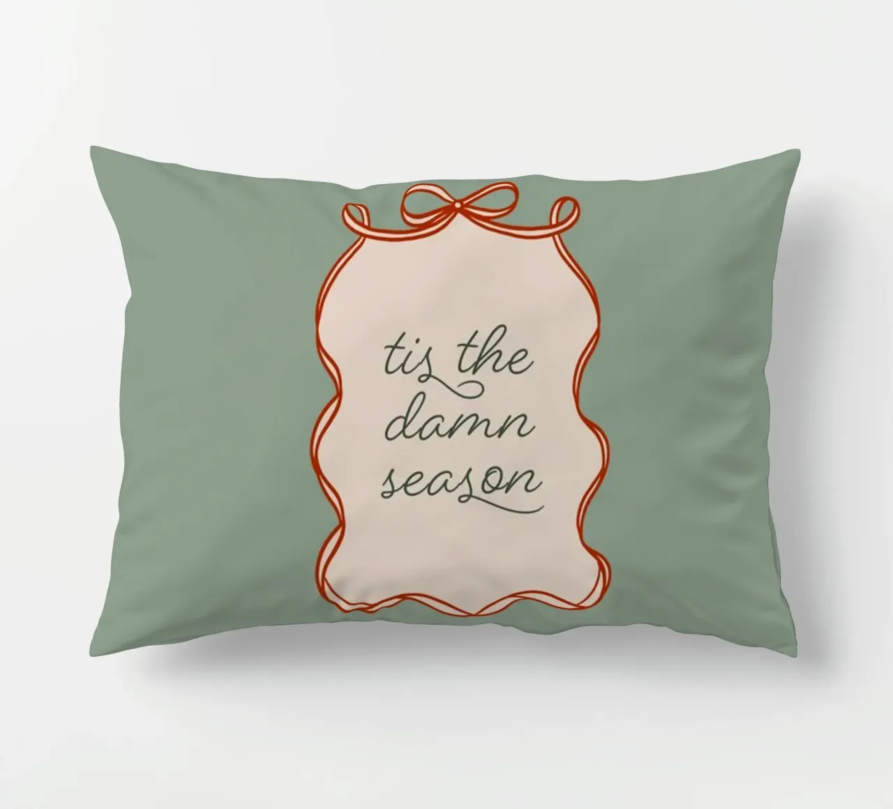 Questa è la stagione dei dannati cuscino da Winter Whispers